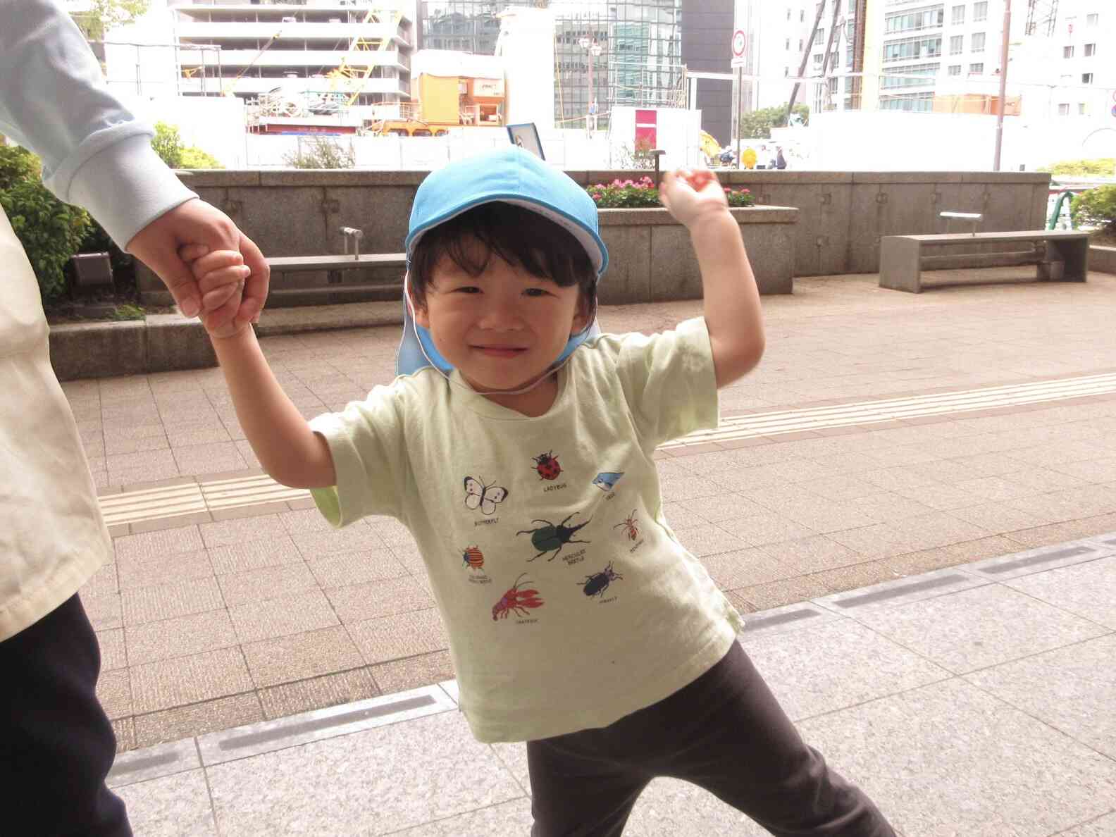 お散歩へレッツゴー！