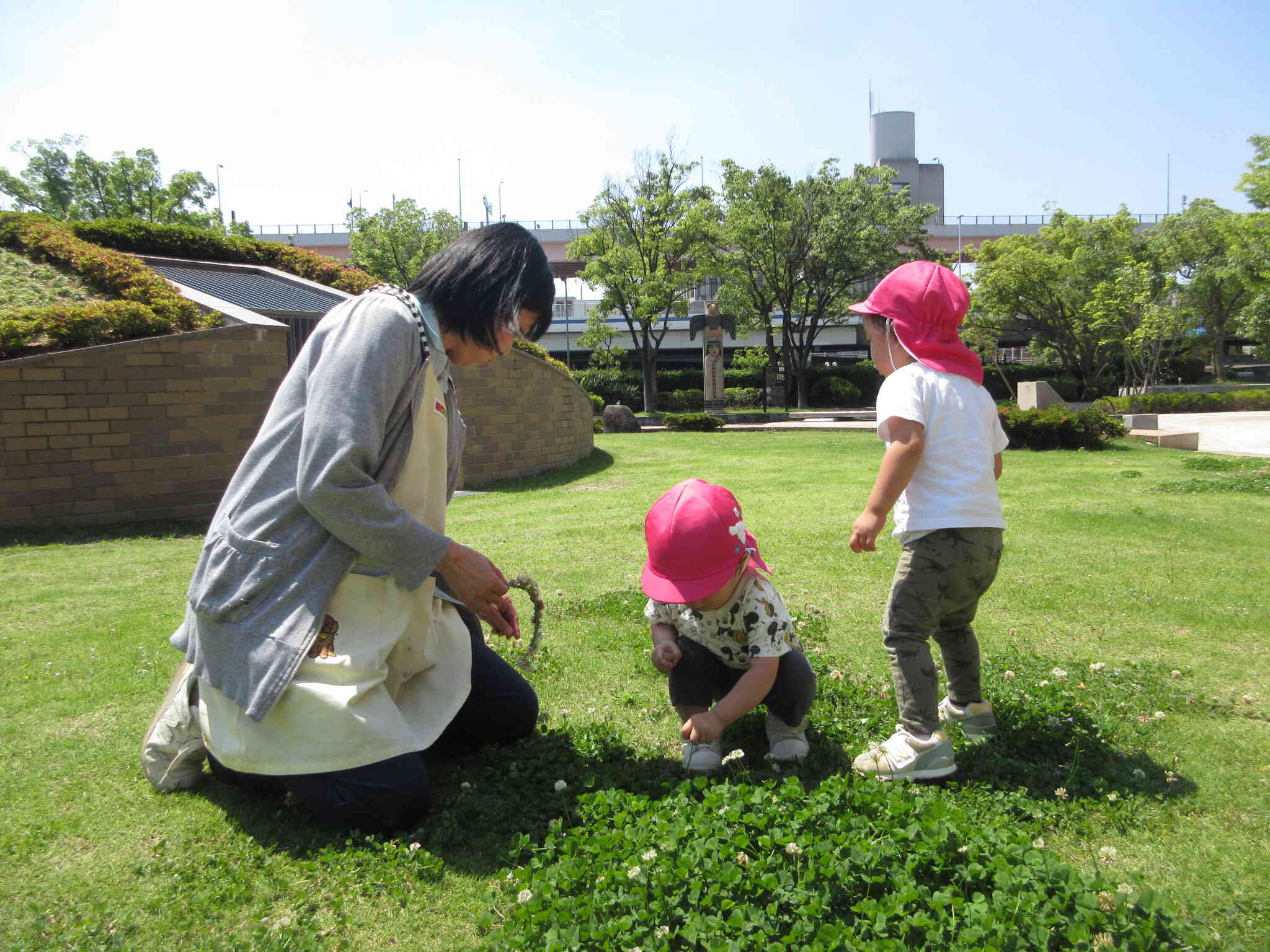 花時計公園に行きました！