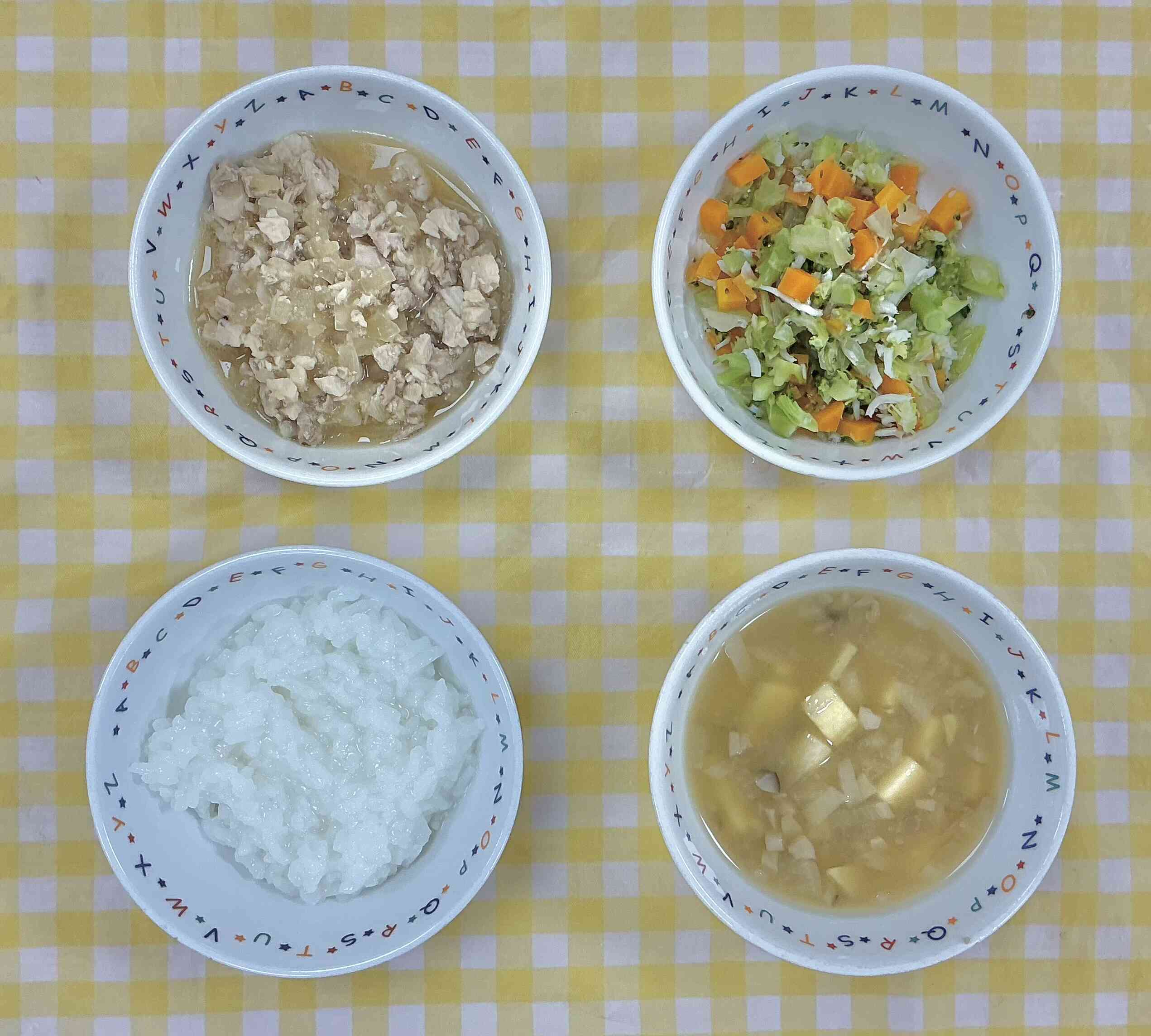 10月21日の給食メニュー（後期食）
