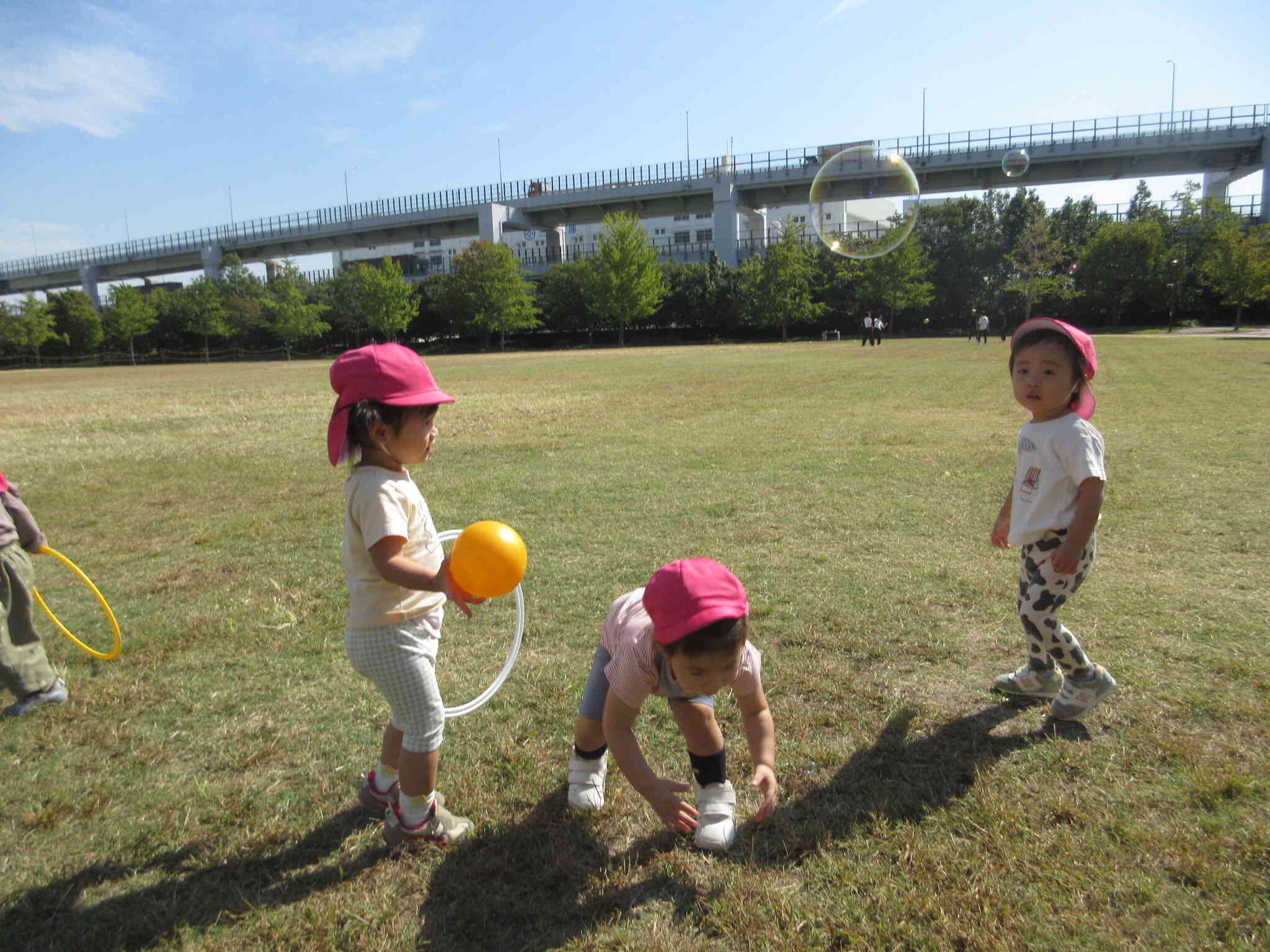 みなとの森公園までお散歩！