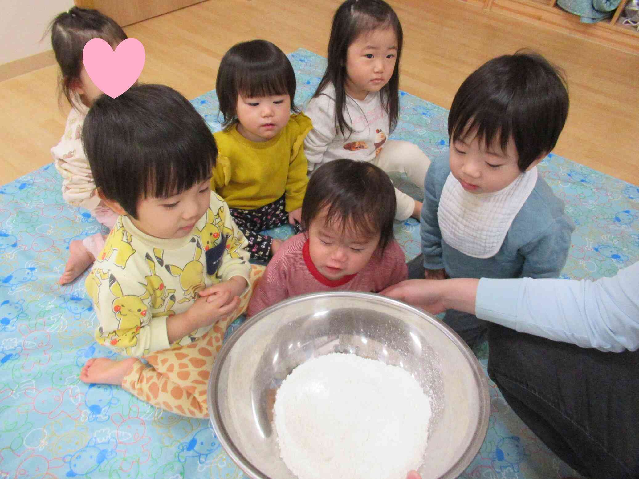 うどんを粉から作ったよ!