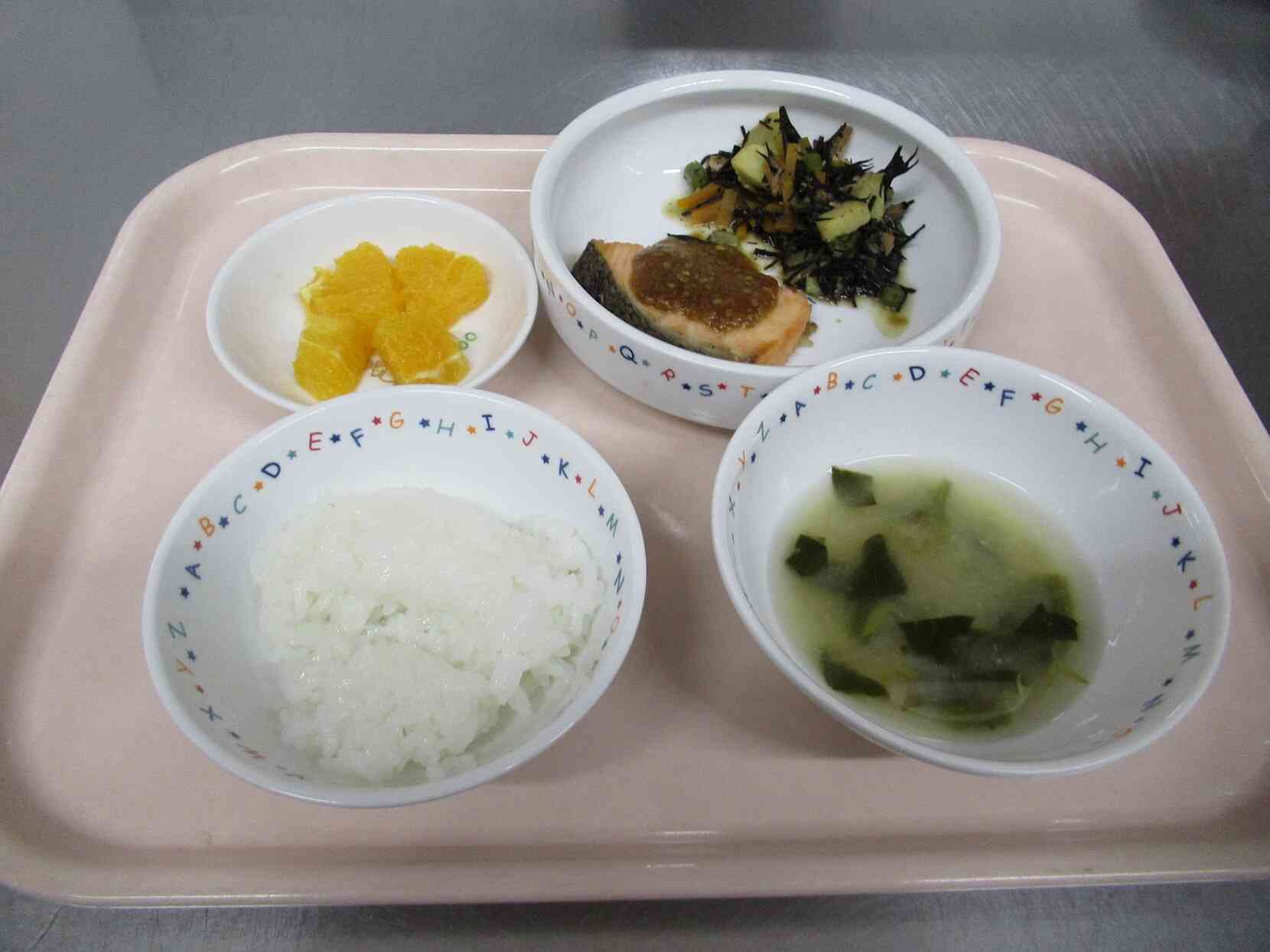 1月30日の給食(幼児、完了食)