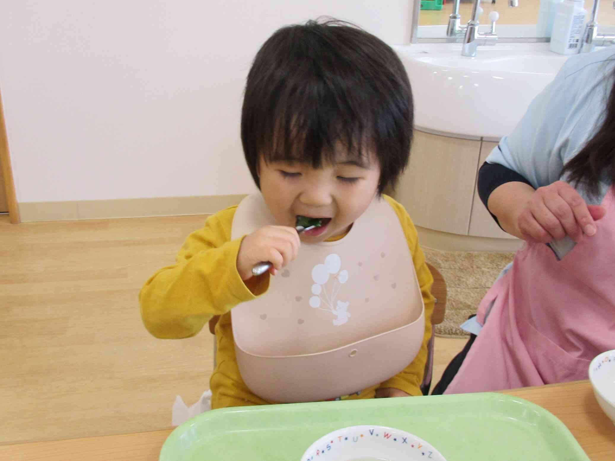 苦手なお野菜に挑戦！