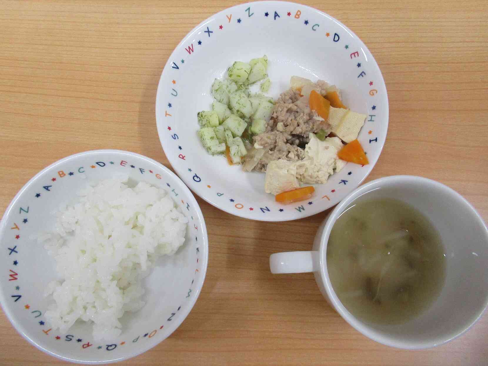 ５月２１日のお給食(後期食)