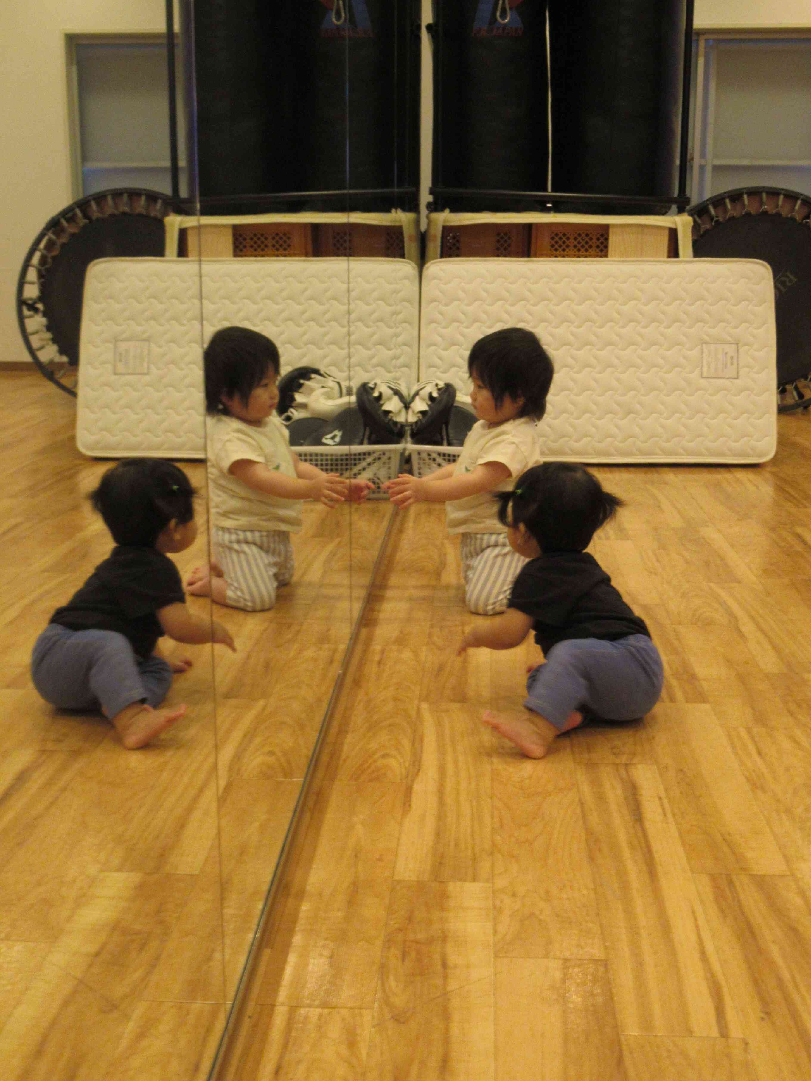 大きな鏡!(^^)!