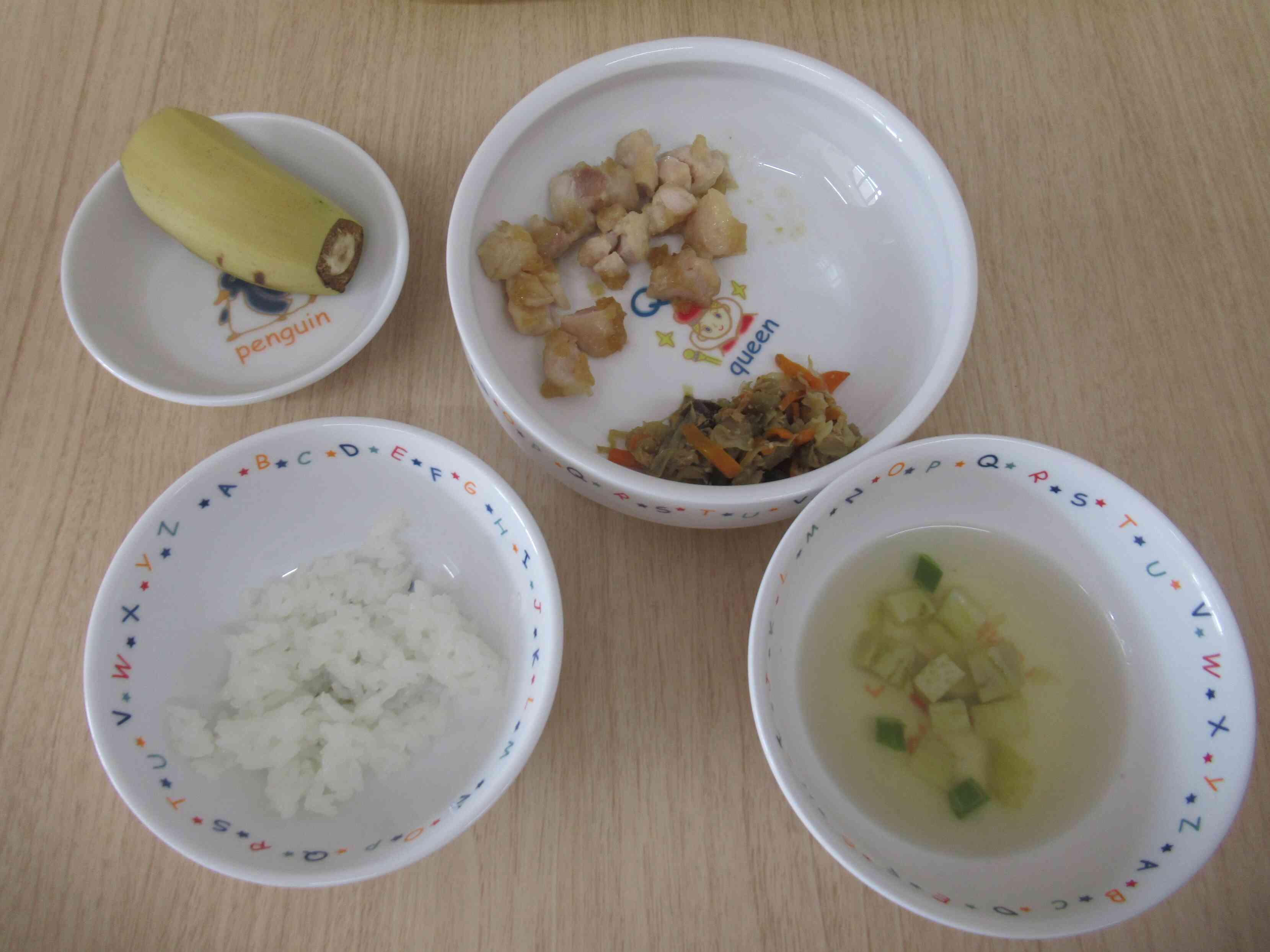 9月2日のお給食(幼児食)