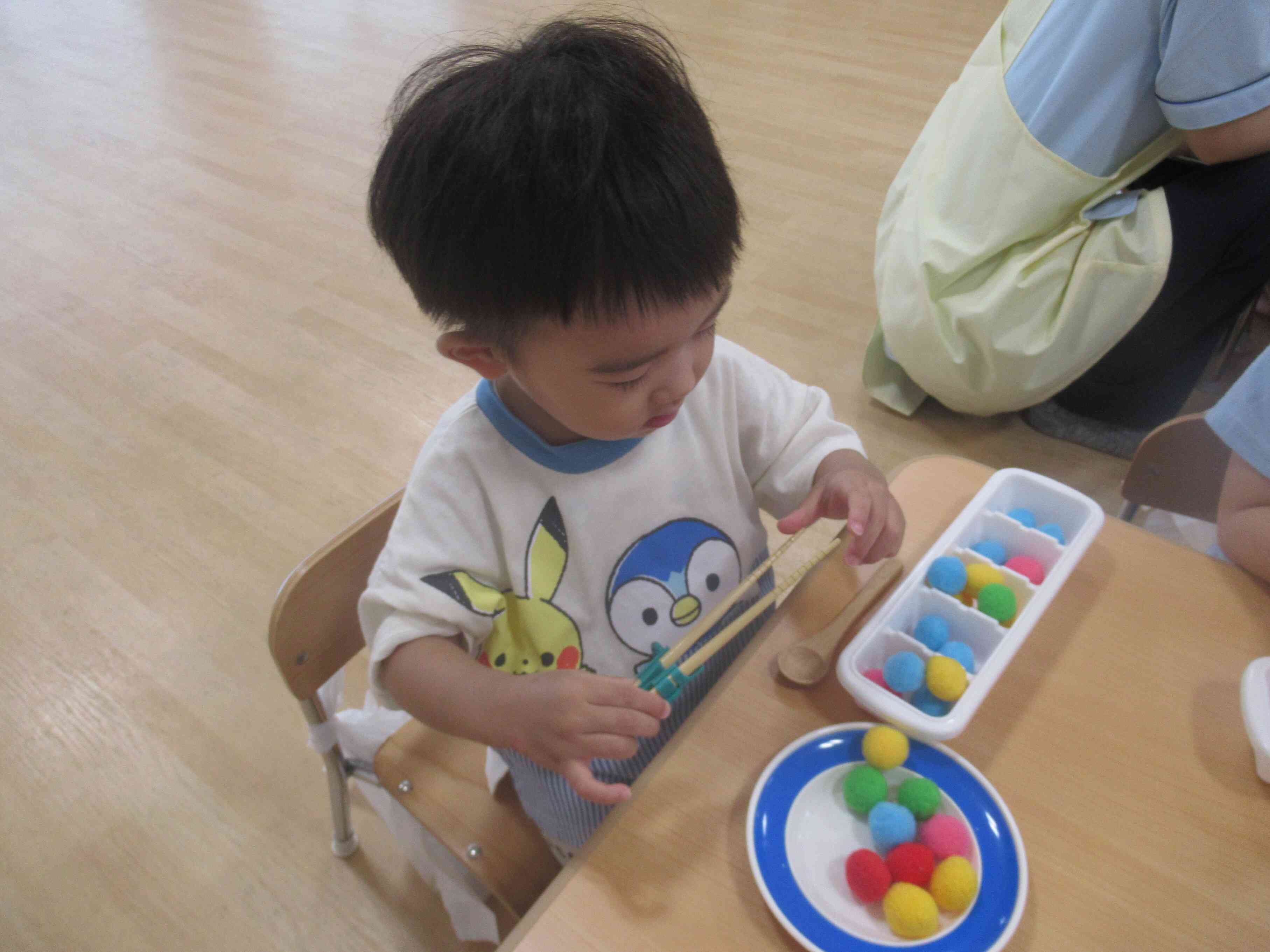 まずは、微細遊び！