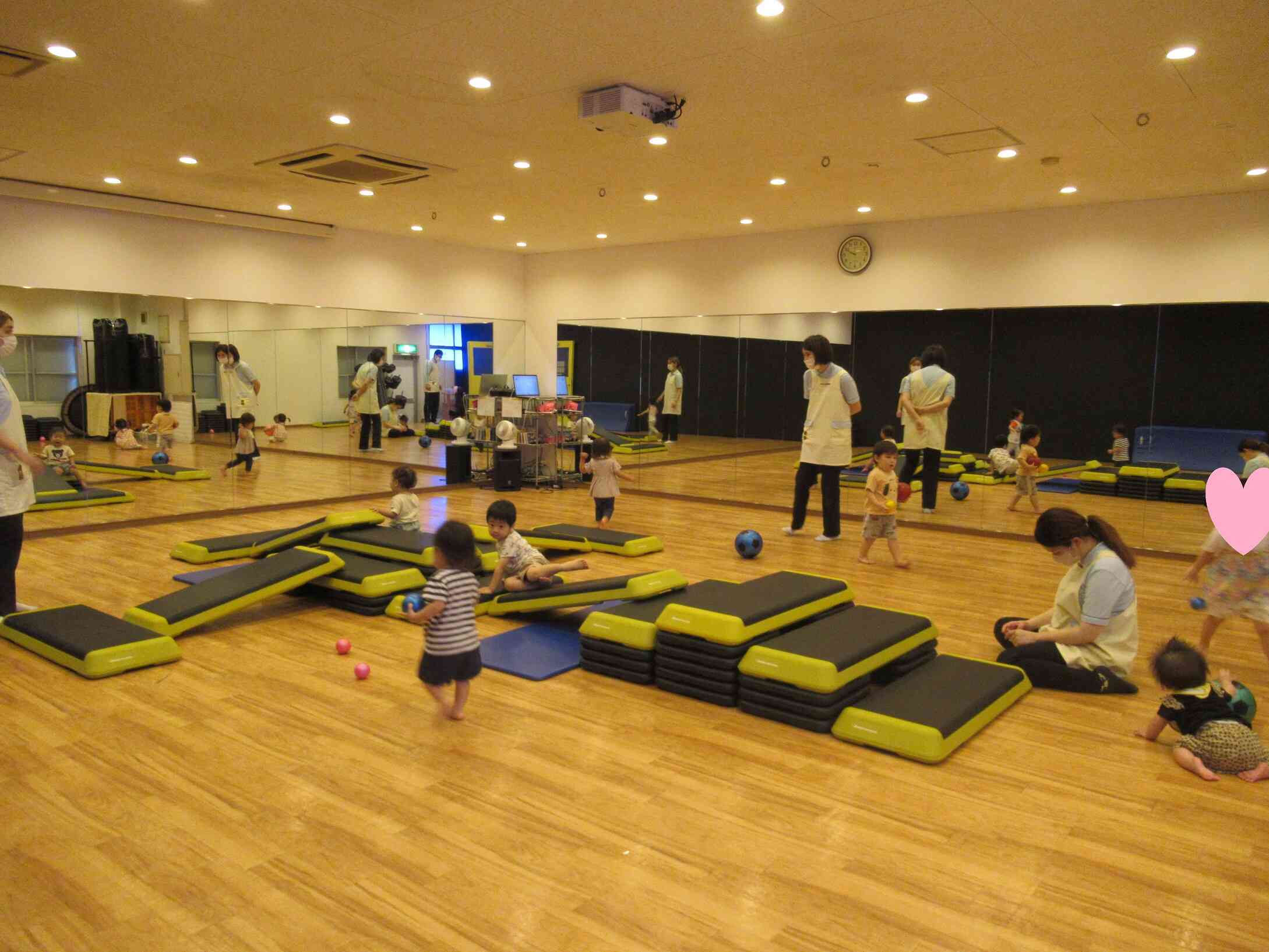 今月もジムに遊びに行きました！