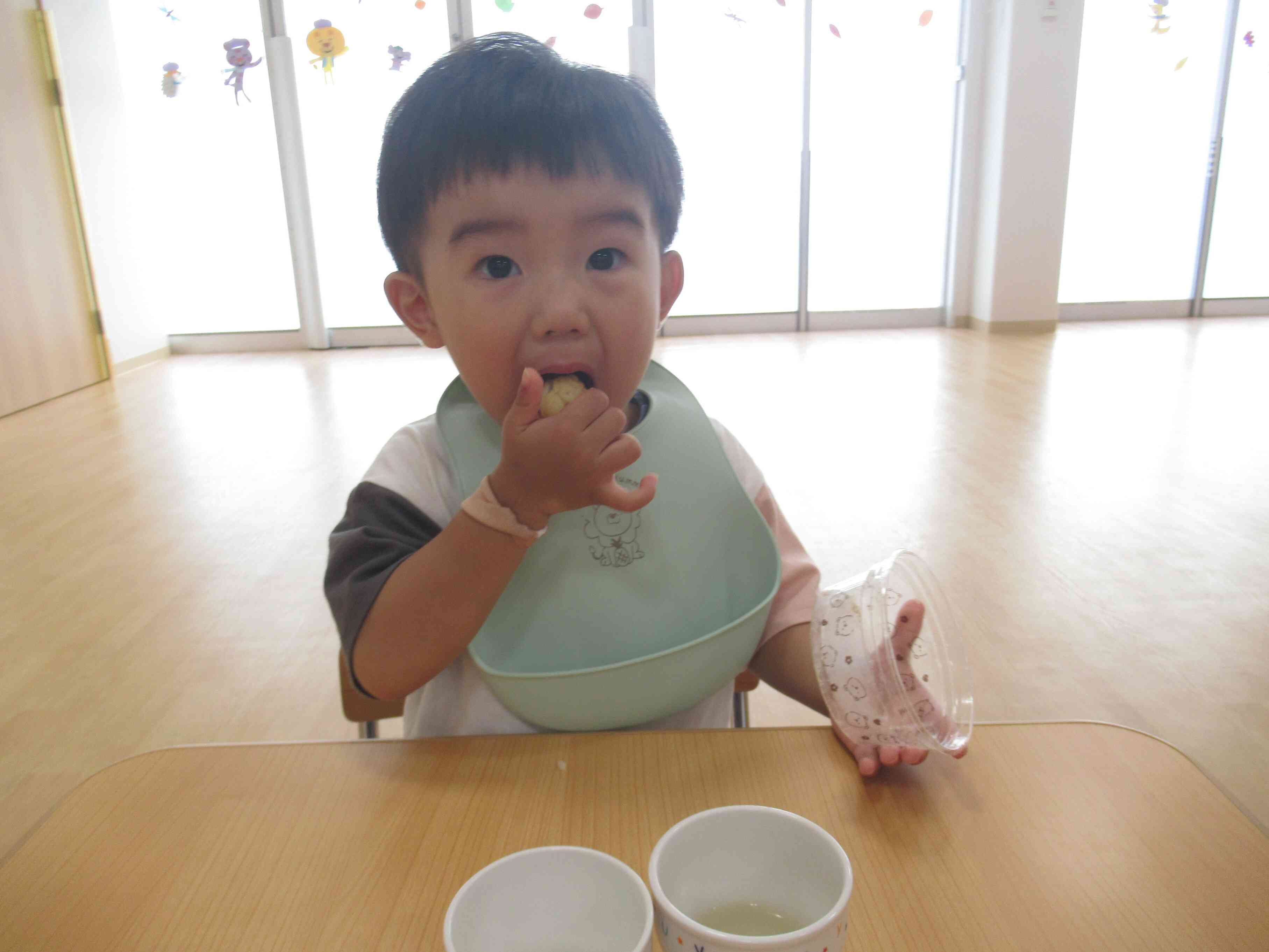 お団子ぱくっ！