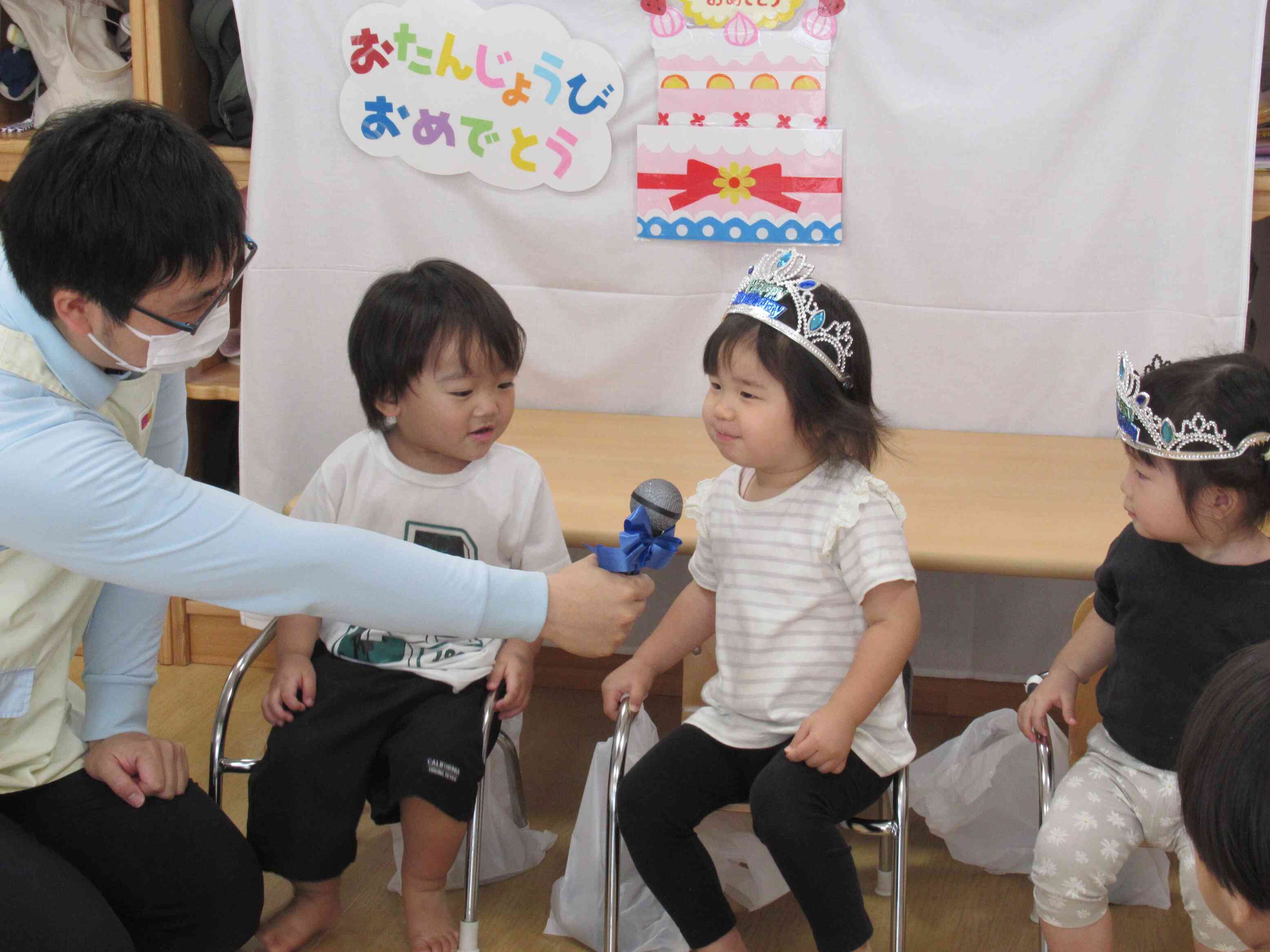 インタビュー中