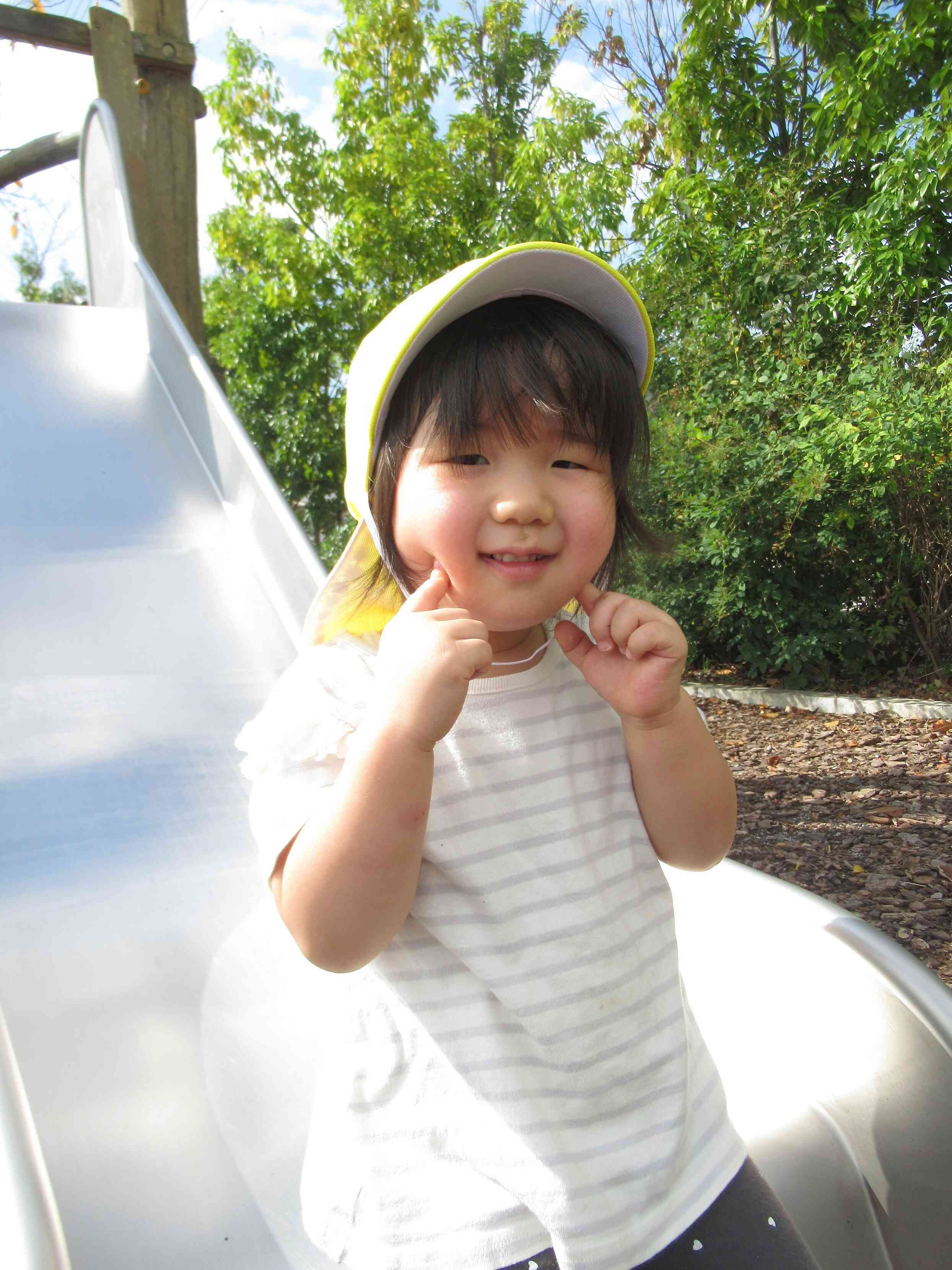 滑り終えてからのハイポーズ☆　