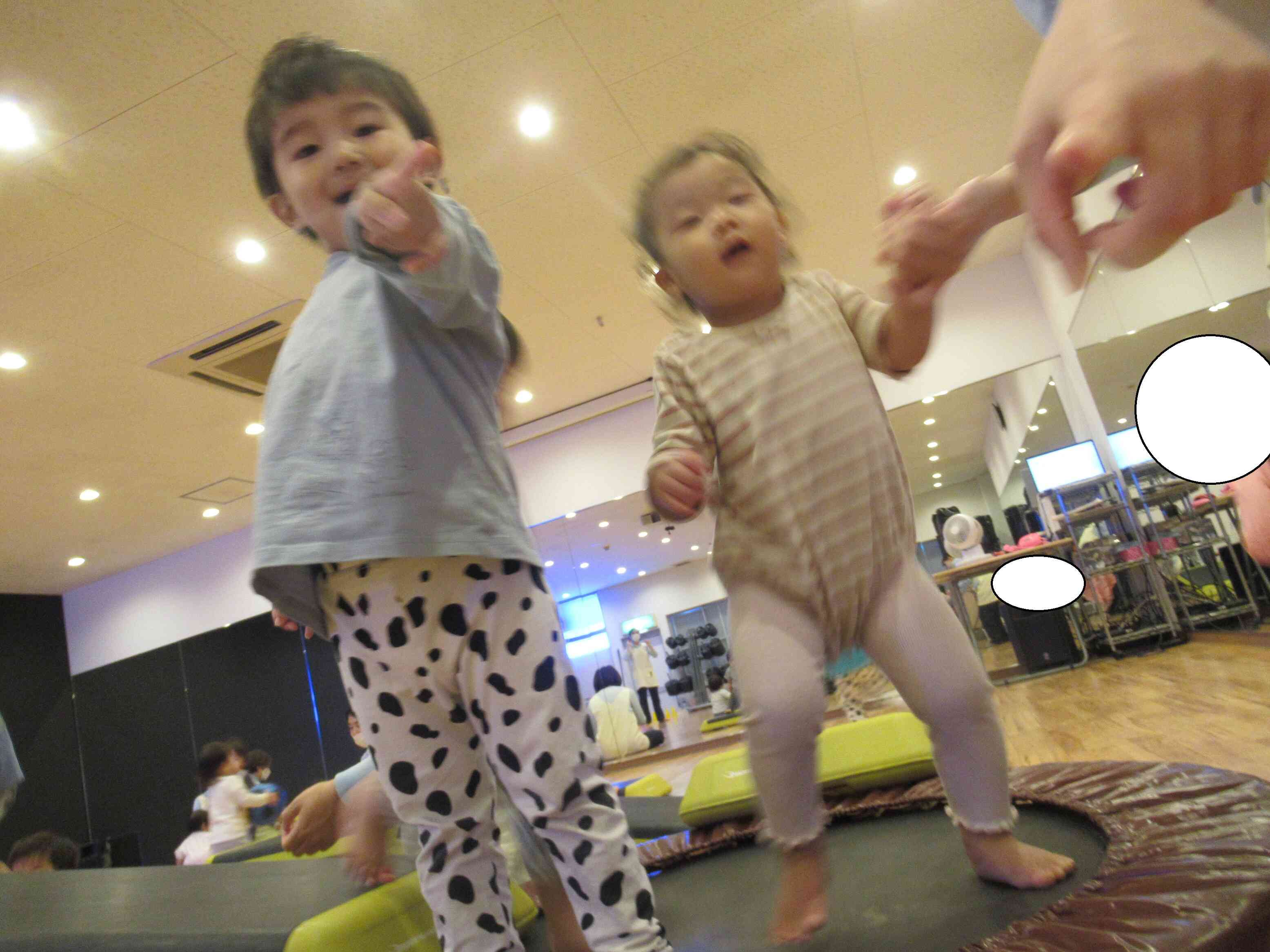 トランポリン楽しい♪