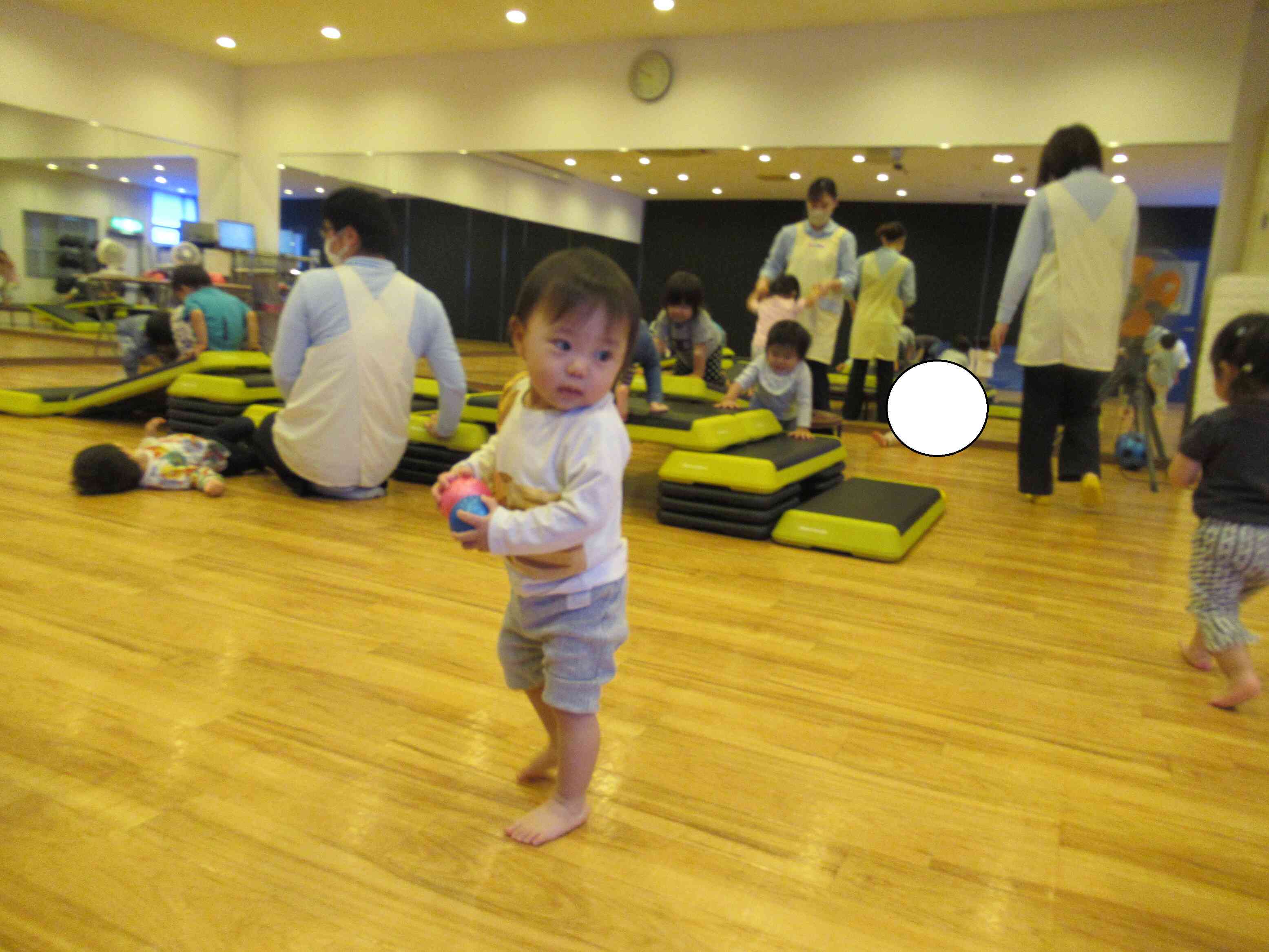 お気に入りのボールを持って