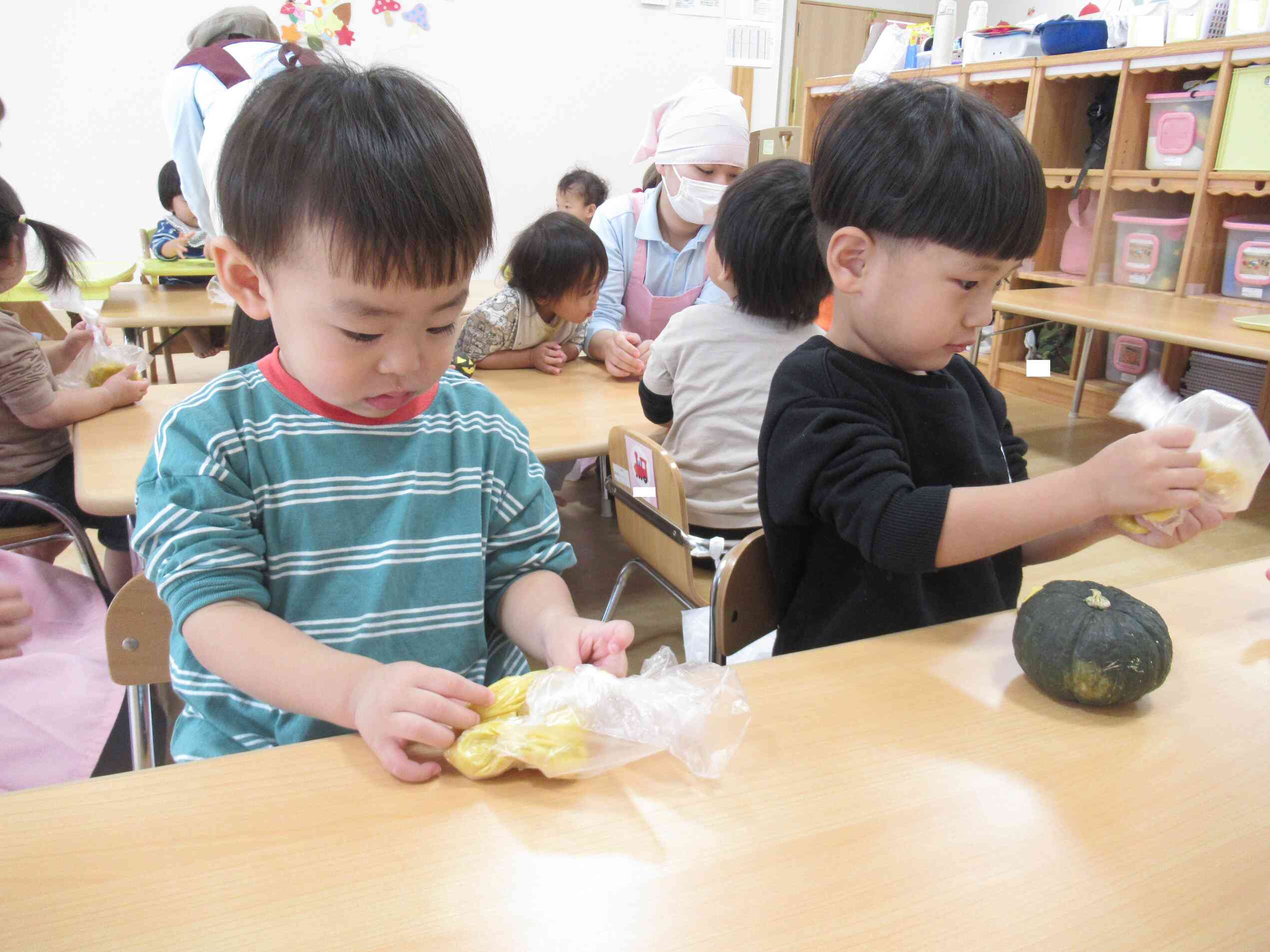 かぼちゃクッキーを作ったよ♪