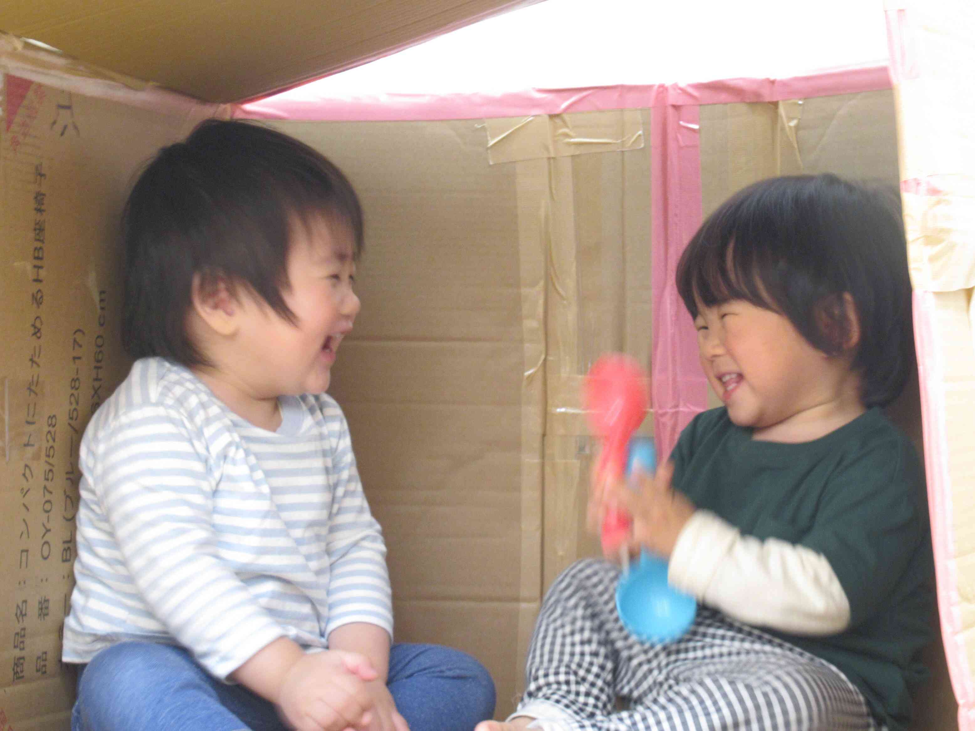 手作りのお家で