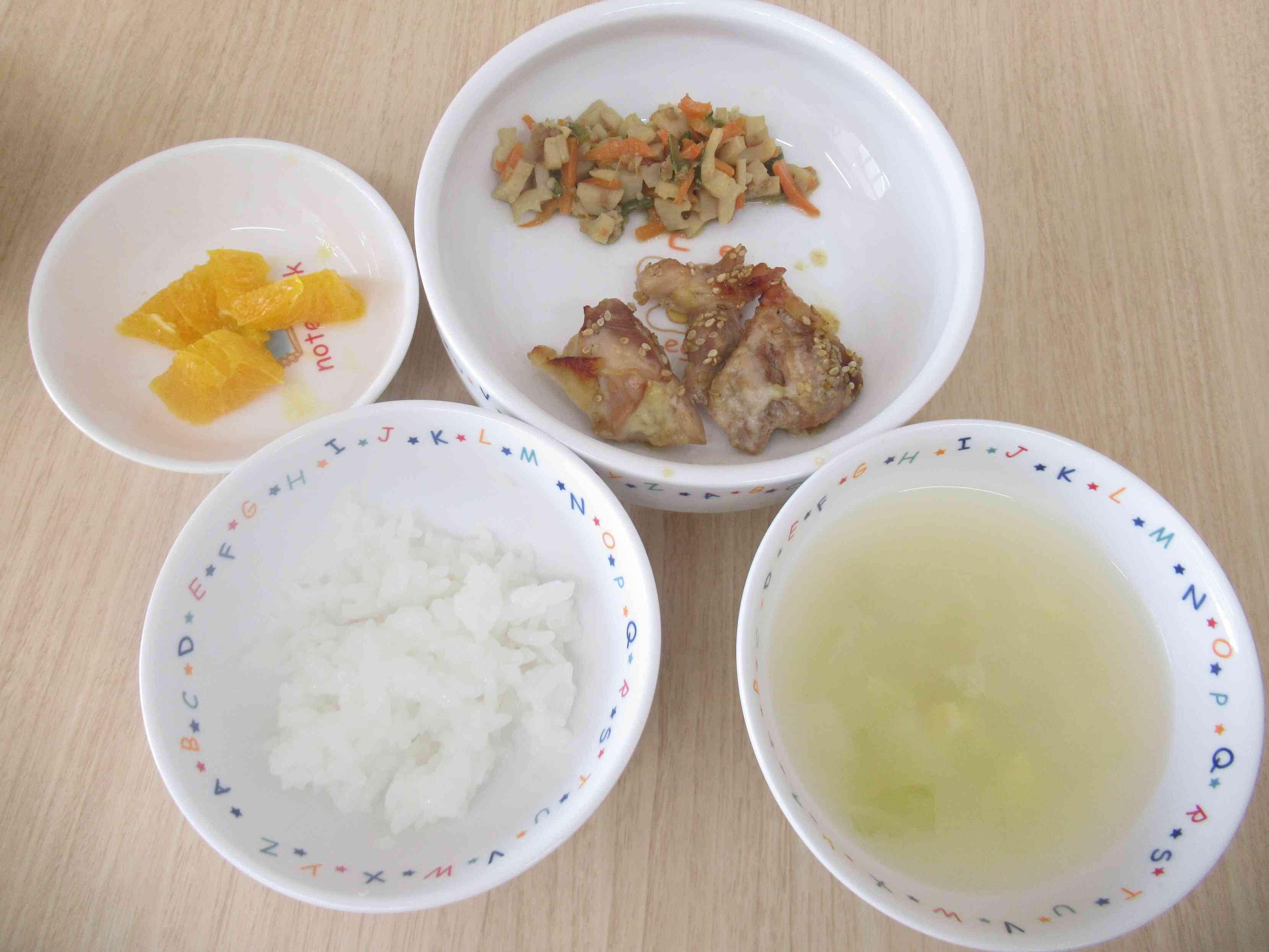 11月21日の給食(完了食)