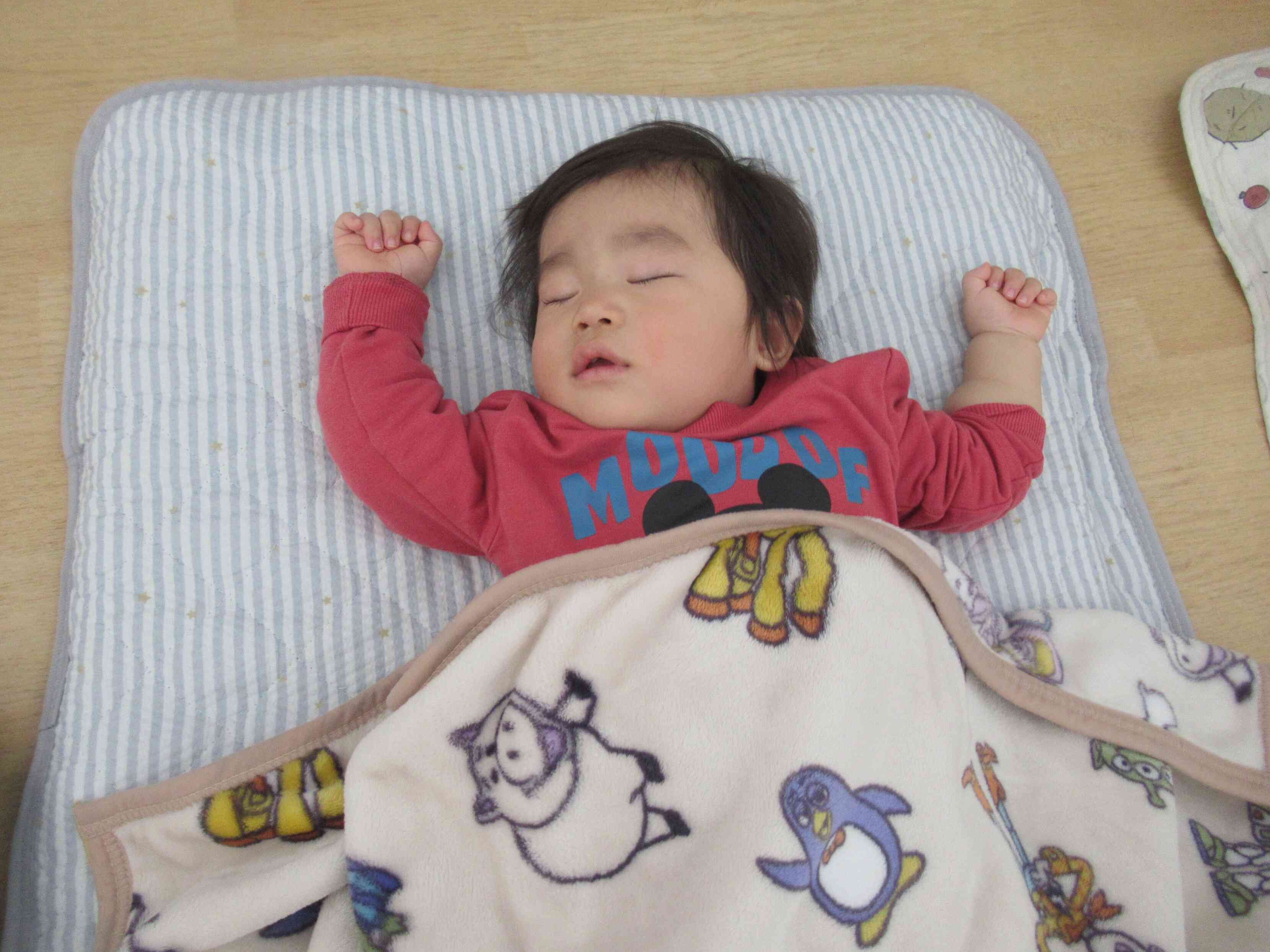 たくさん遊んでスヤスヤｚｚｚ