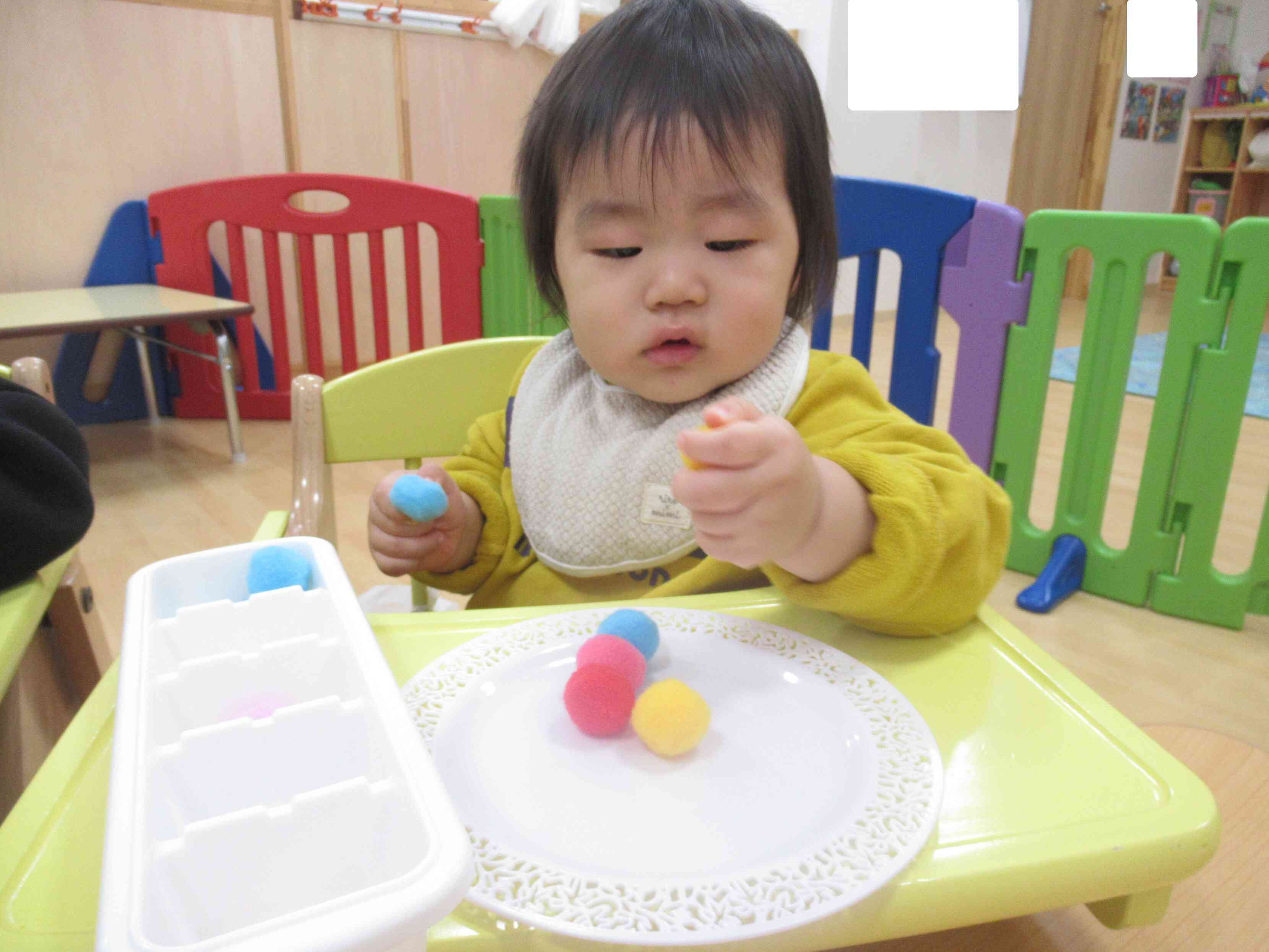 指先を使って　(^_^)/~