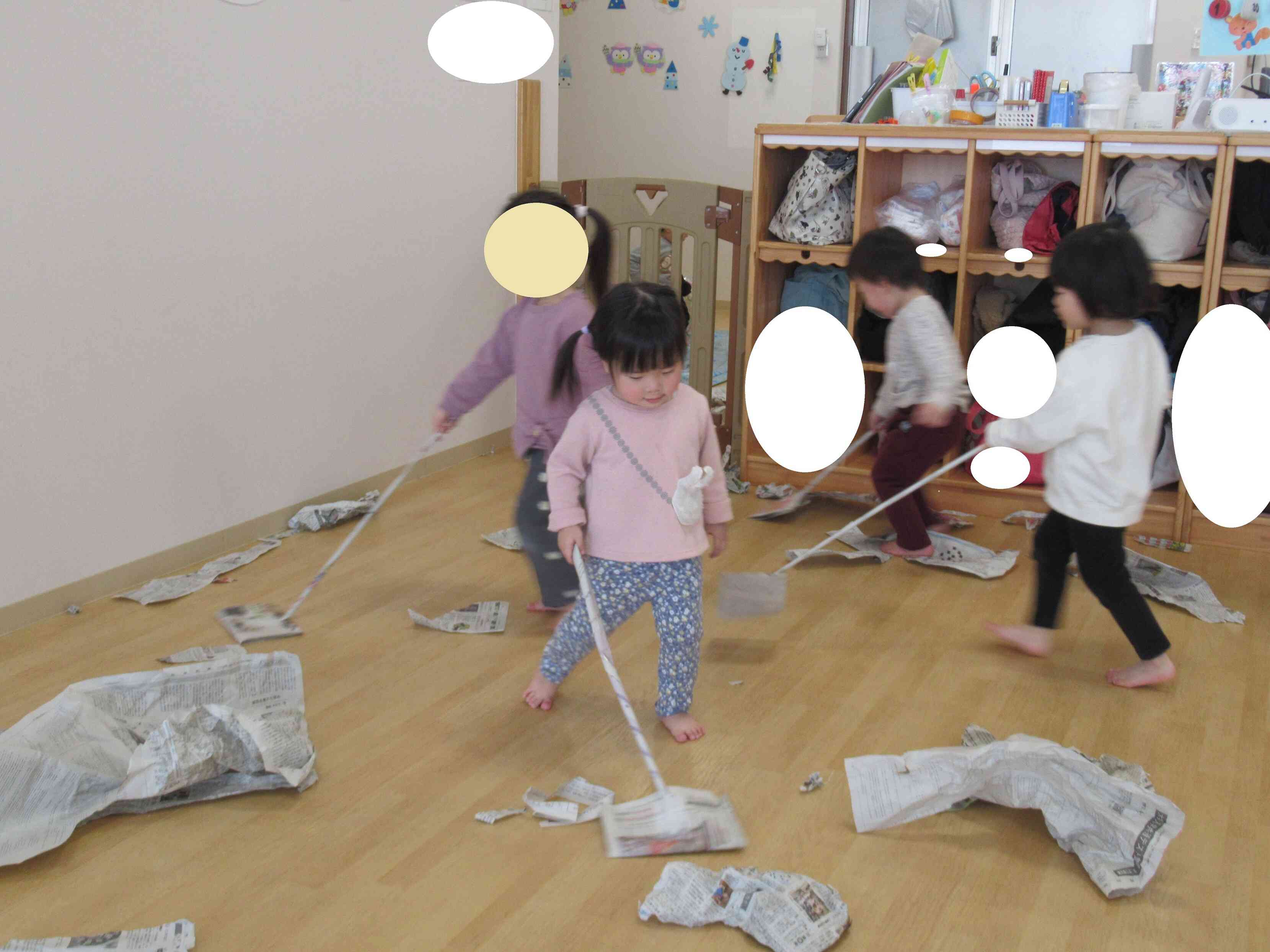 最後はみんなでお掃除でしょうか？