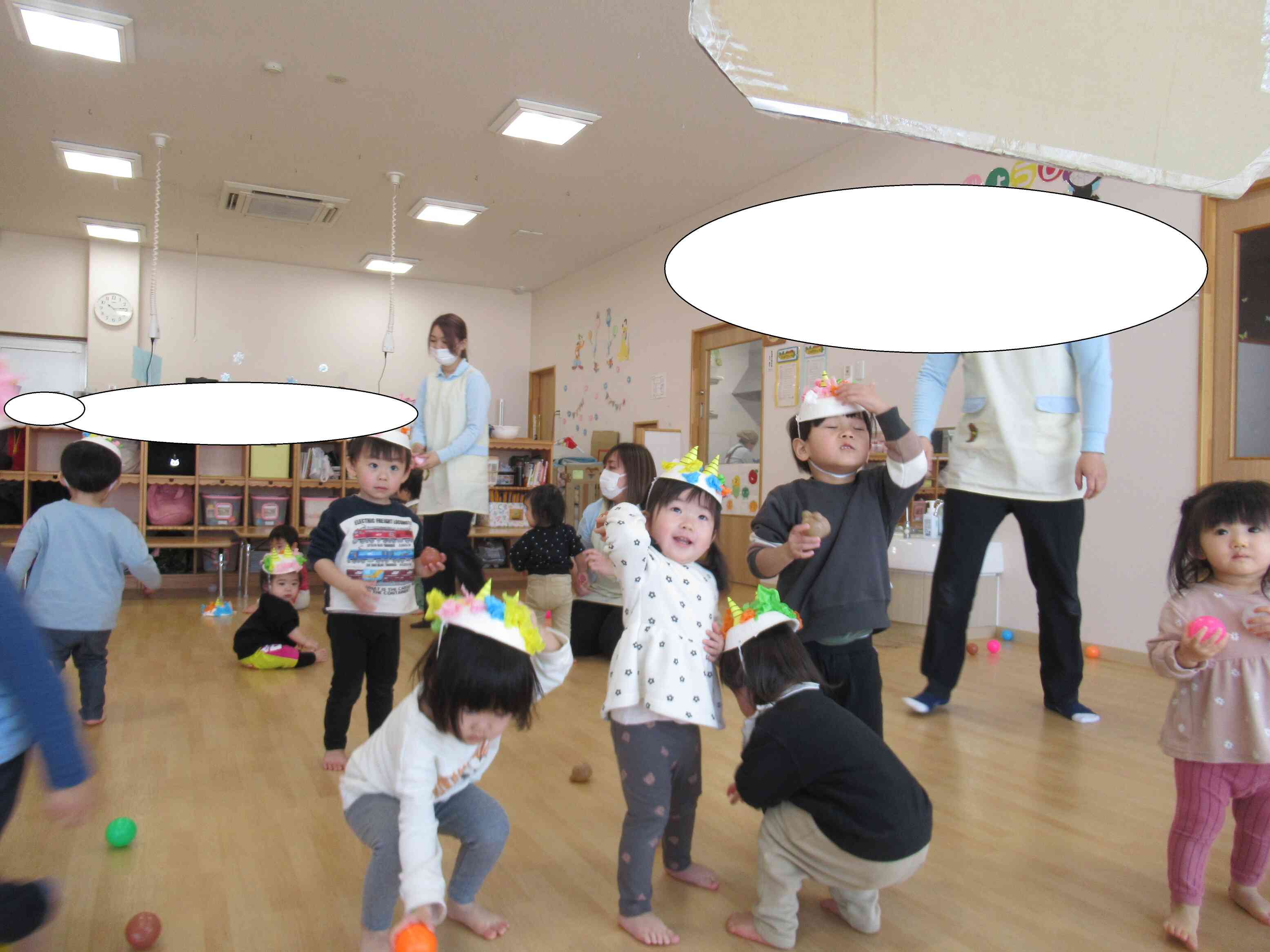 みんな上手に投げていました！