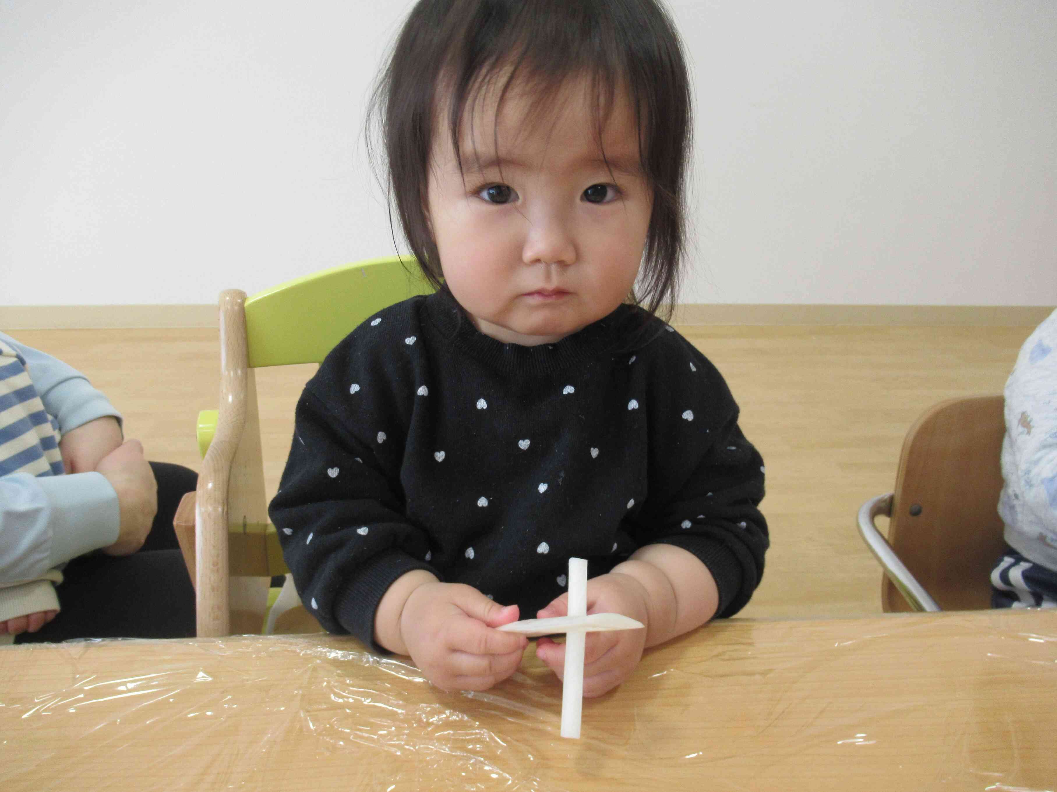 食育～野菜の型抜き！～