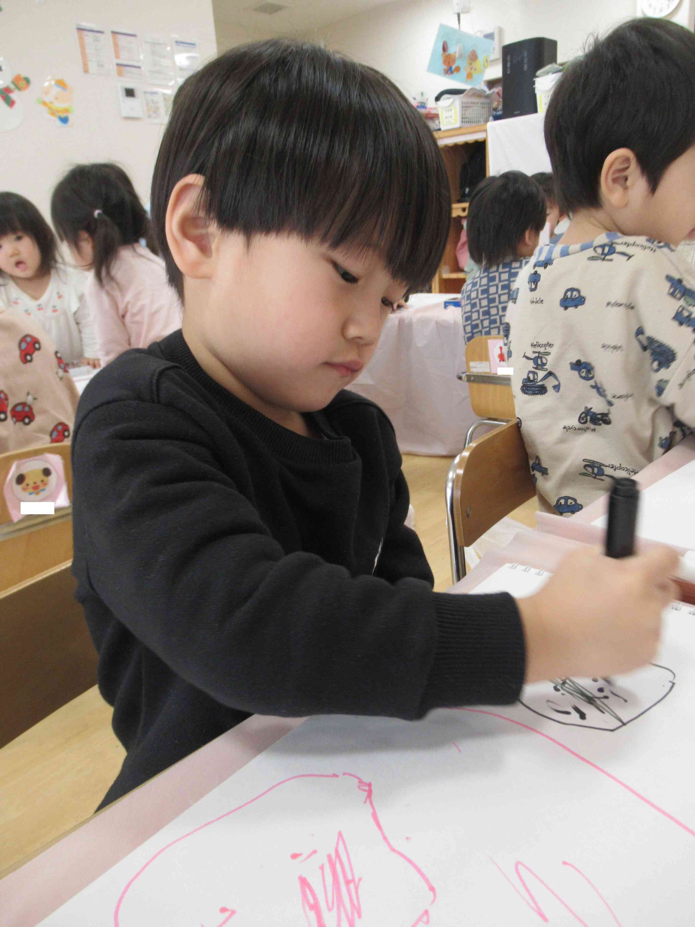 みんなでお絵描き(*^-^*)