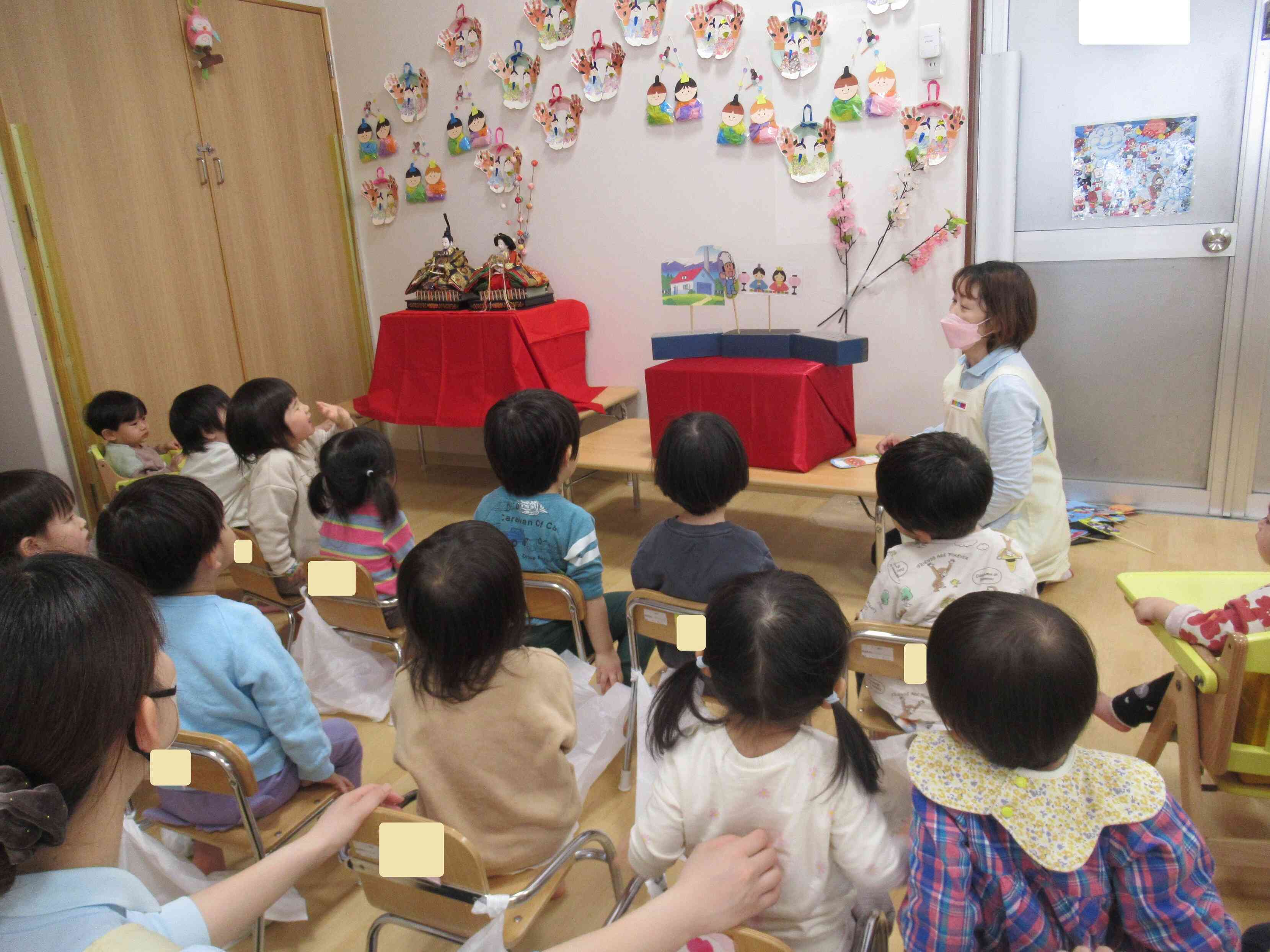 あかりをつけましょ　ぼんぼりに～♬