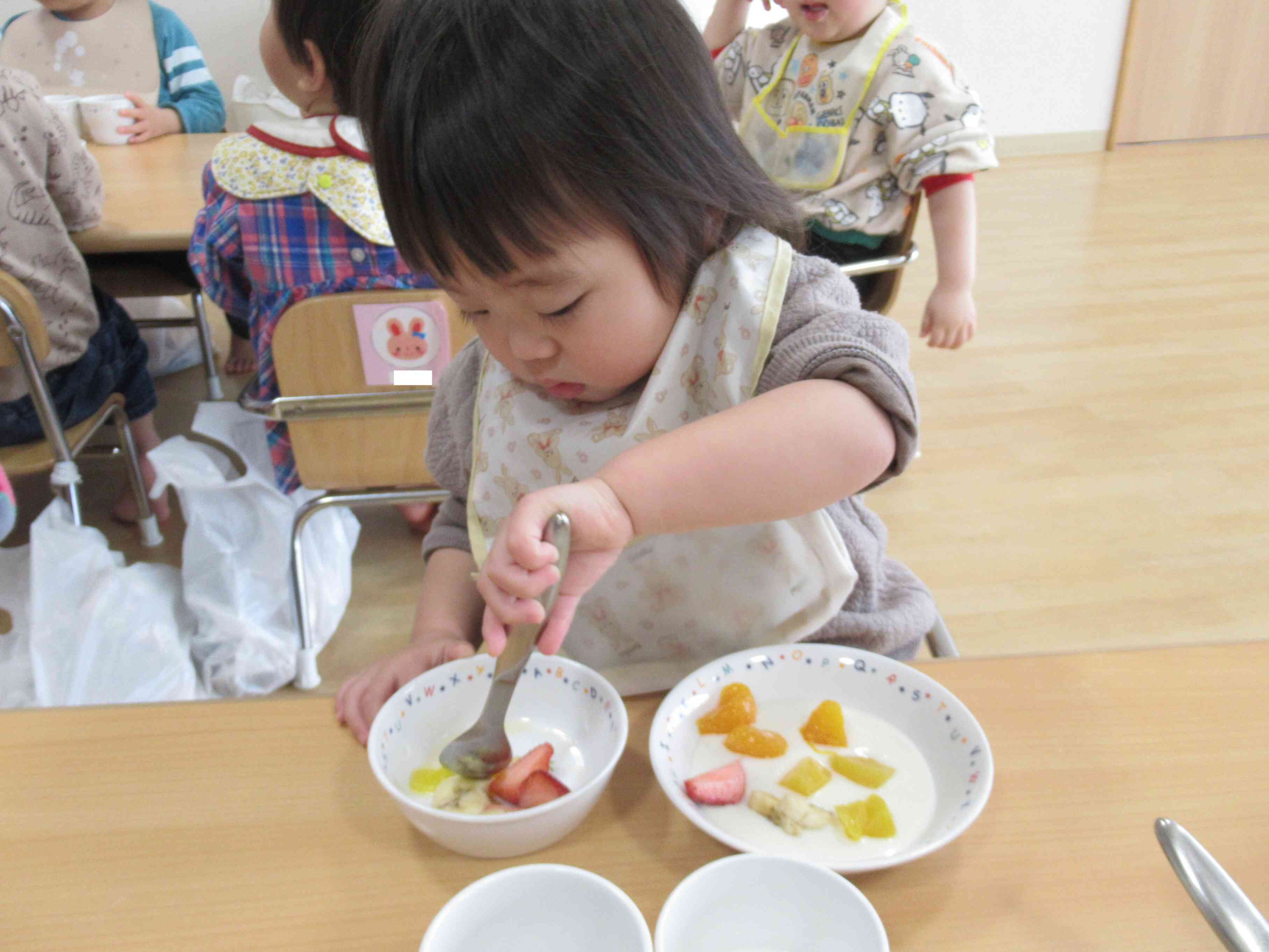 盛り付けやってみよう！！