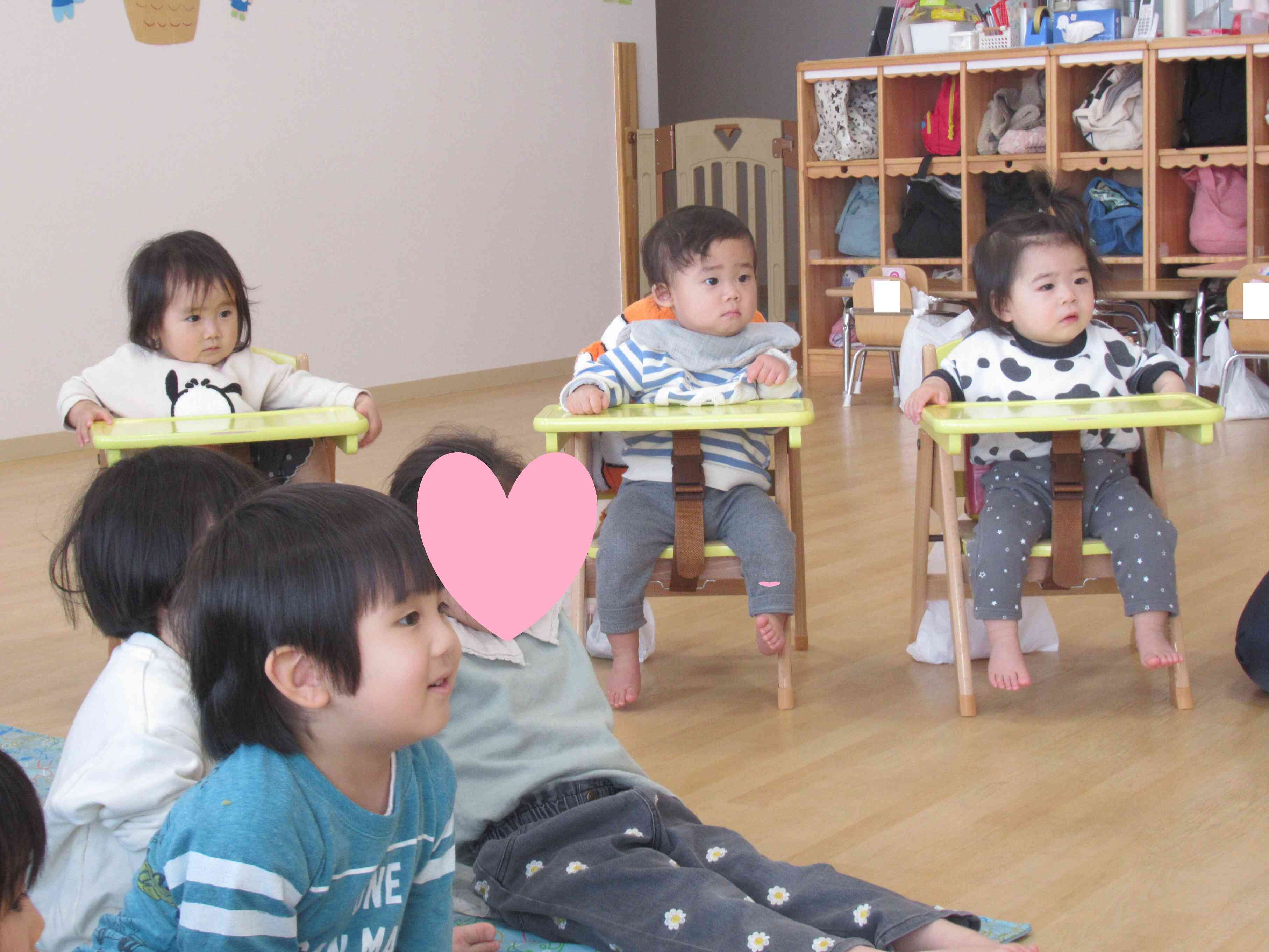 ひよこ組さんも興味津々！
