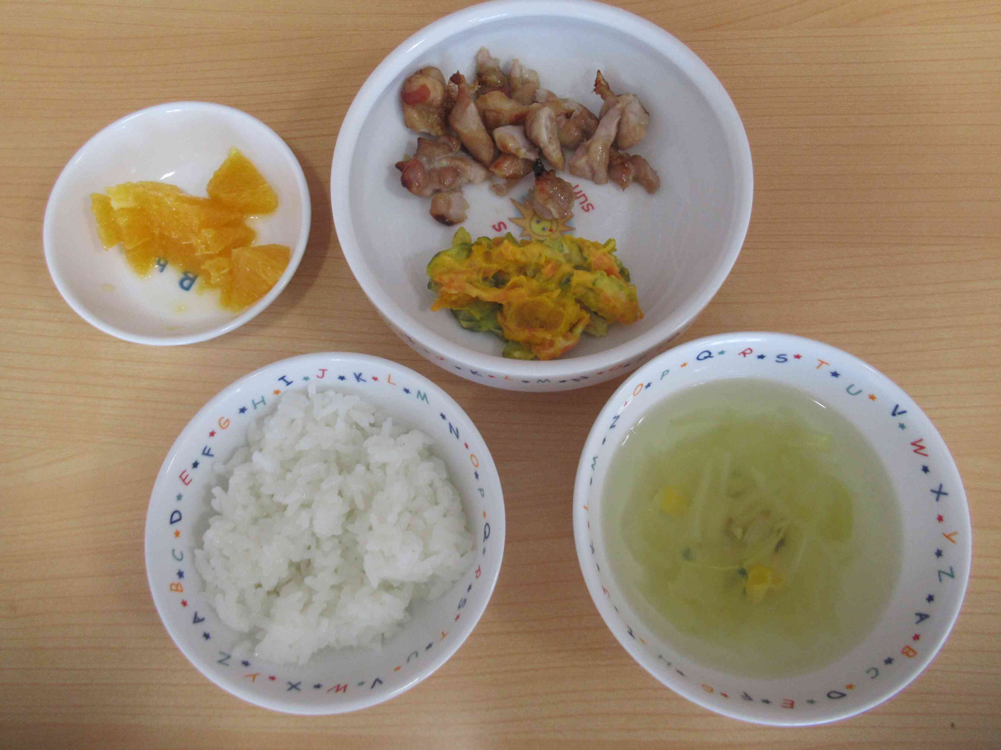 3月14日の給食(幼児・完了食)