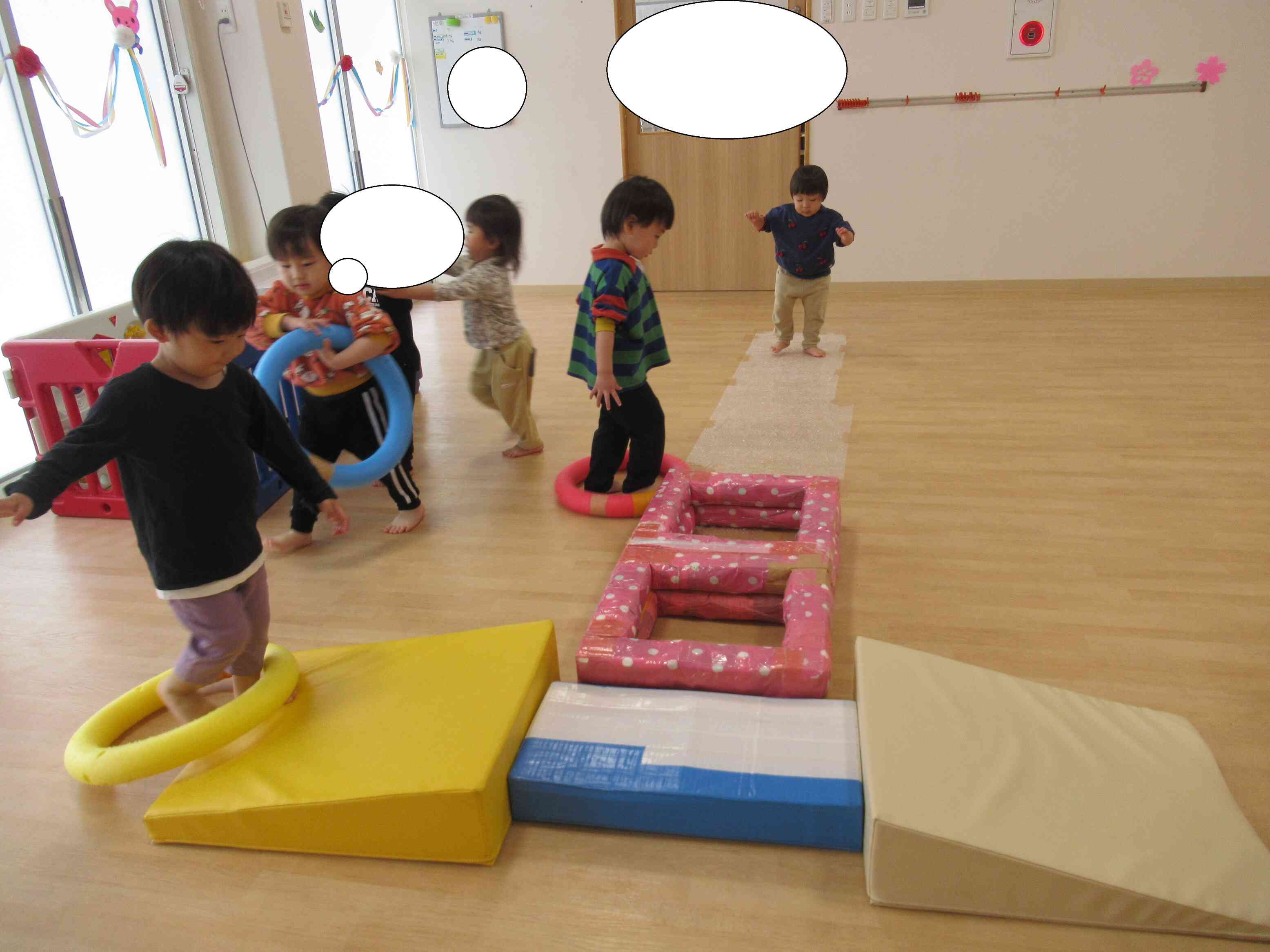 運動あそびをしました