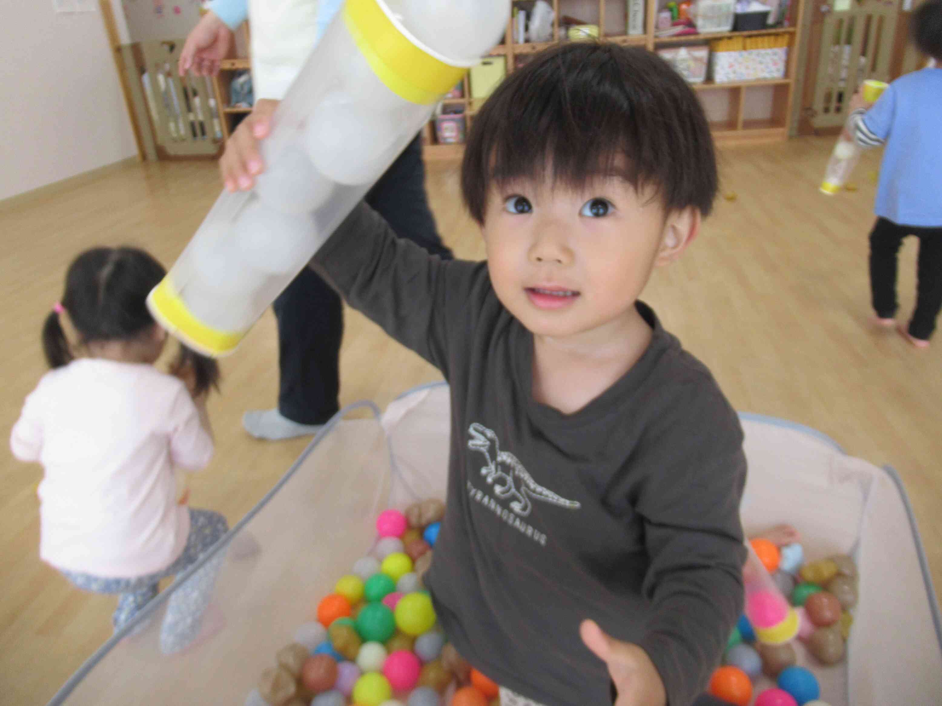 ボール取れた！