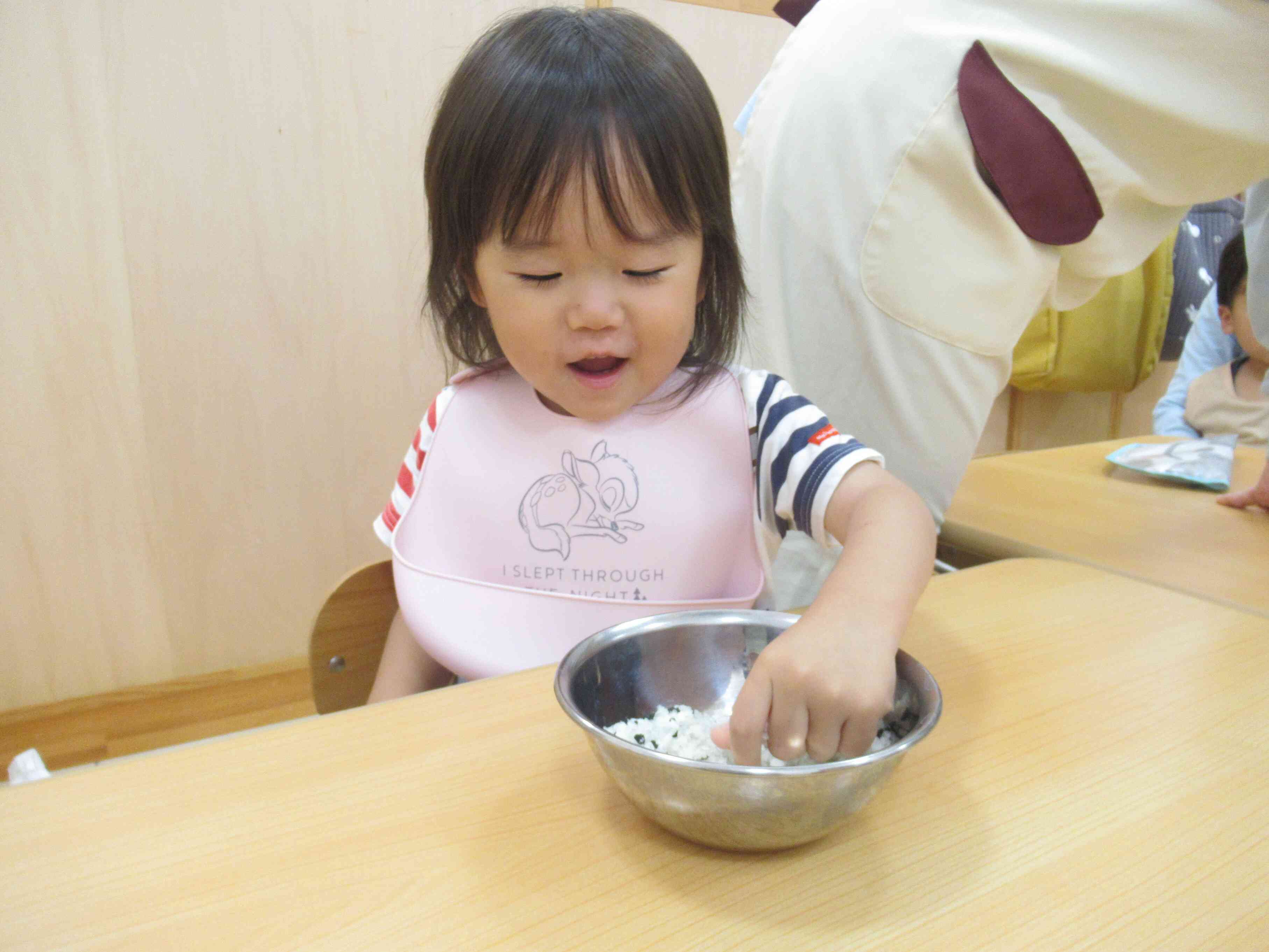アルファ化米に触れてみよう！～食育～