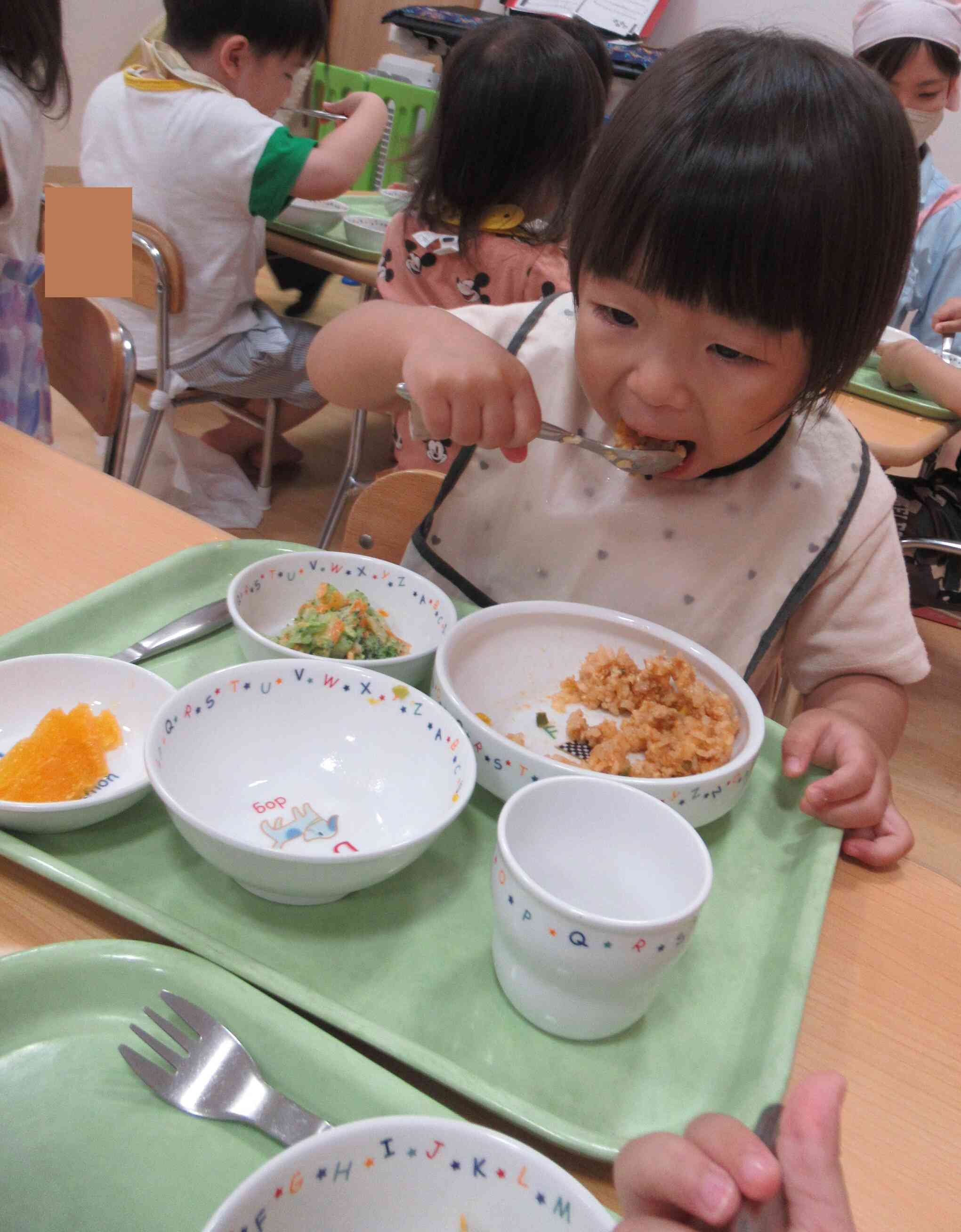 給食美味しいね♡