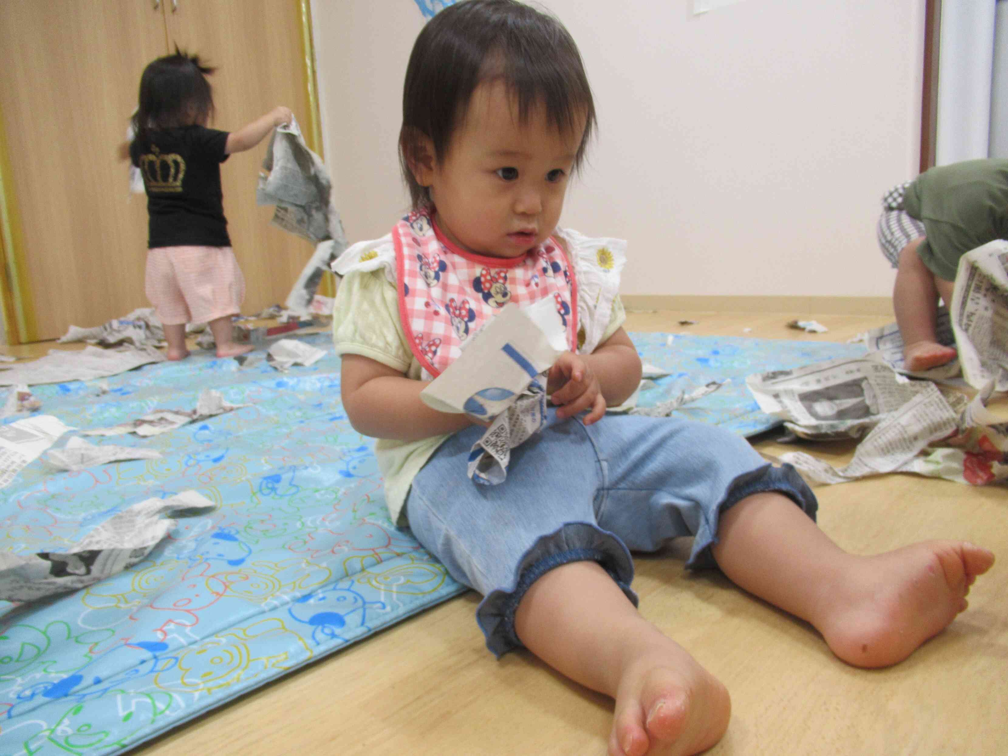 新聞紙あそび☆