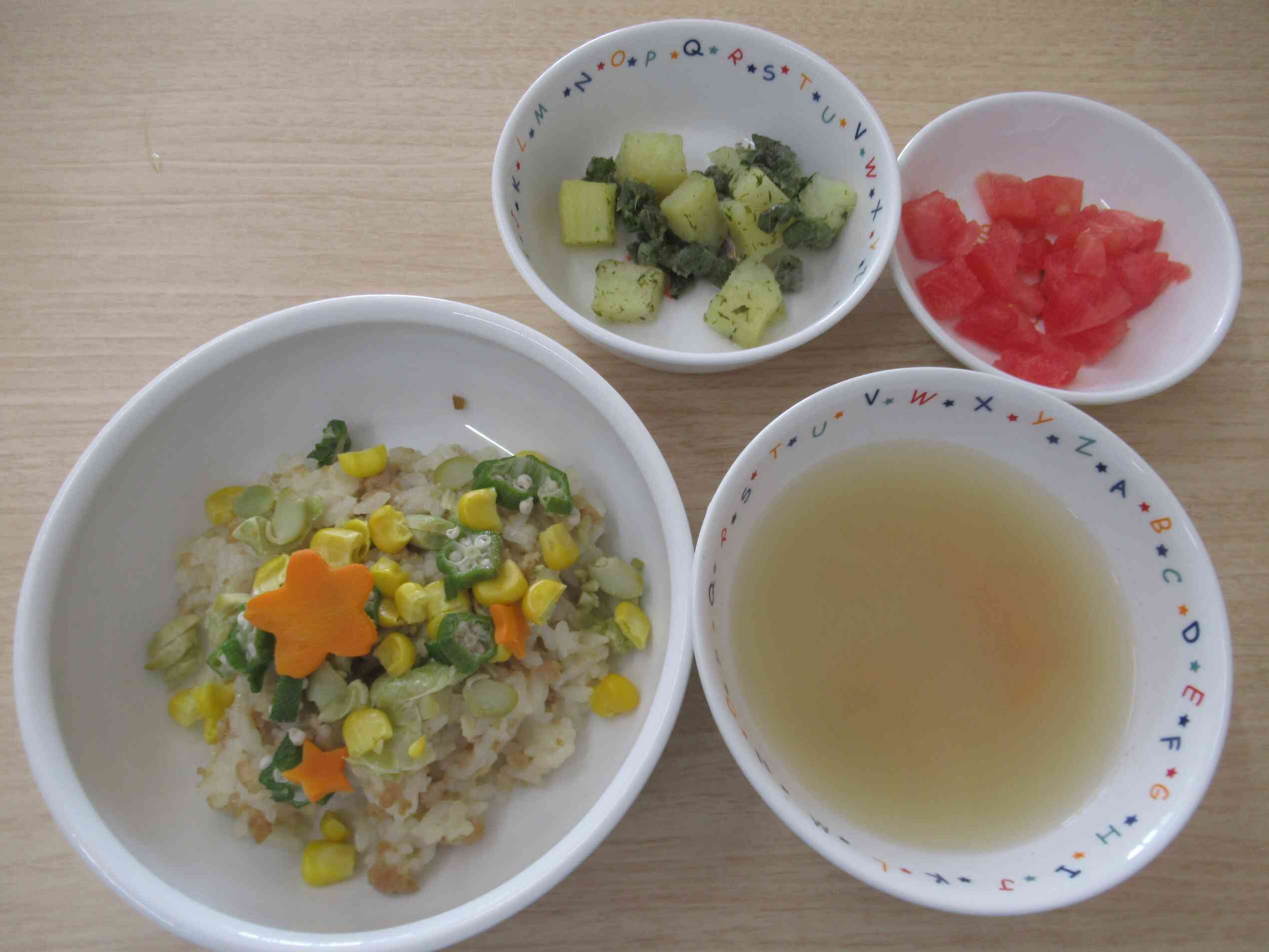 7月7日の給食（幼児・完了食）