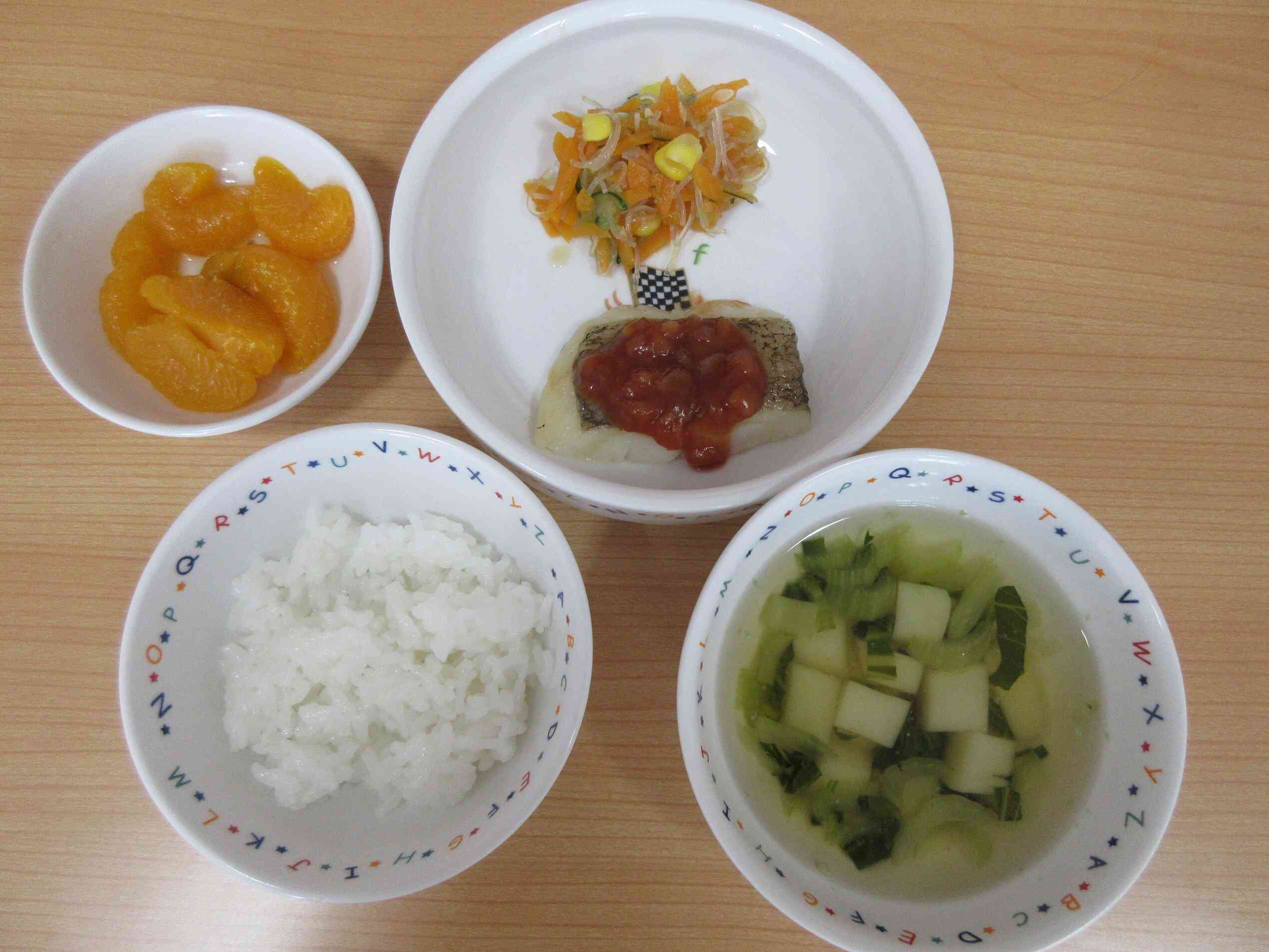 ８月２２日の給食（幼児・完了食）