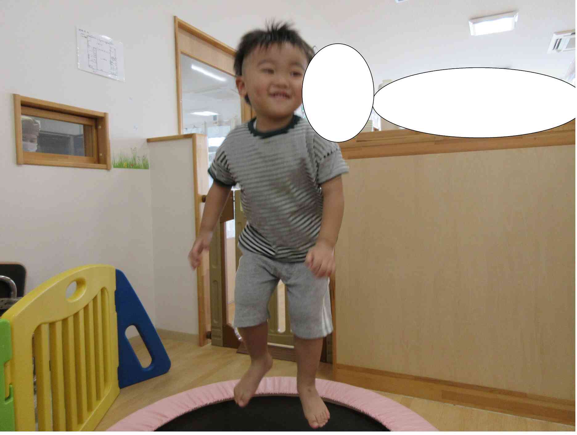 体を動かしました！
