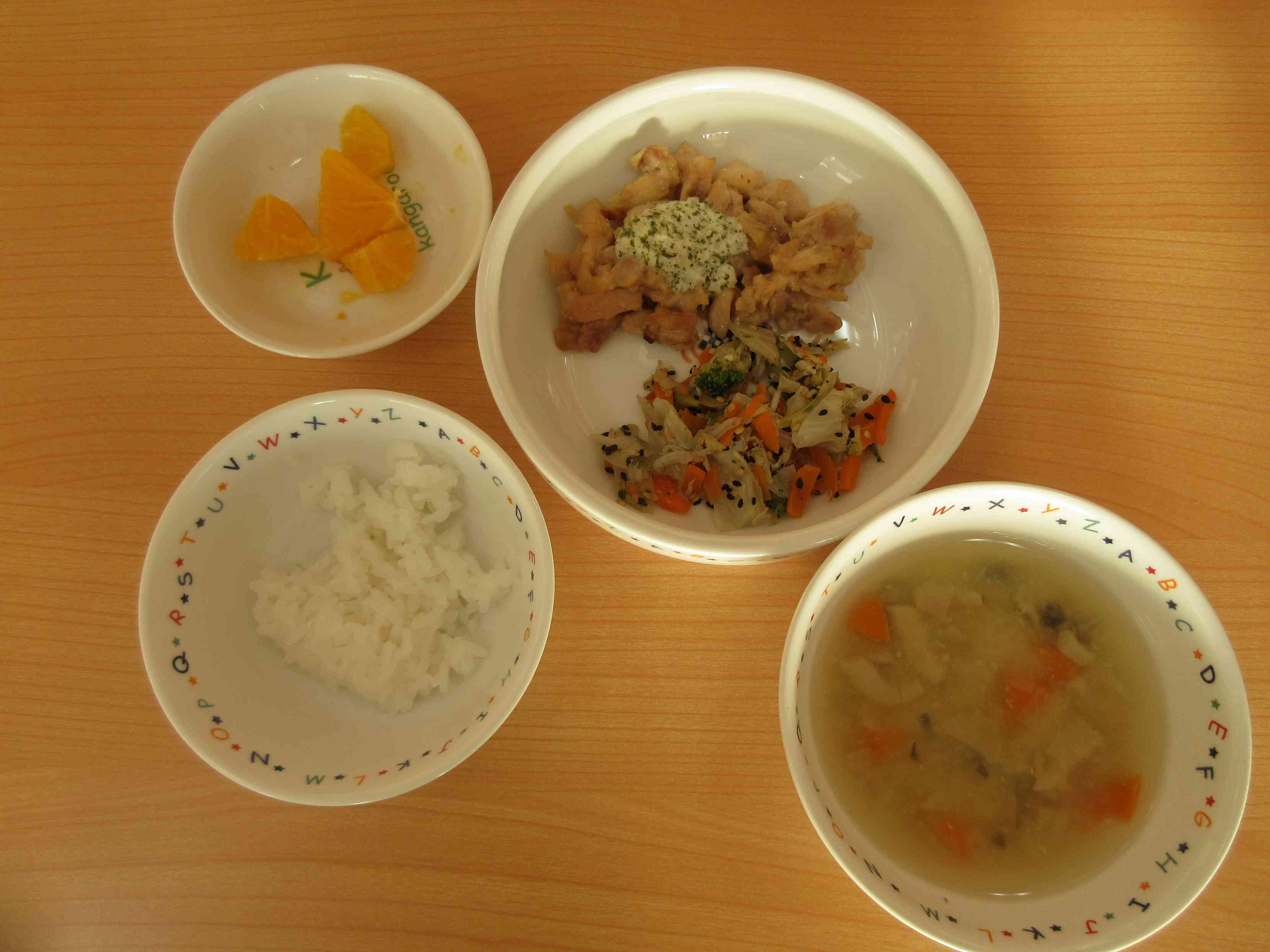 10月7日の給食（幼児・完了食）