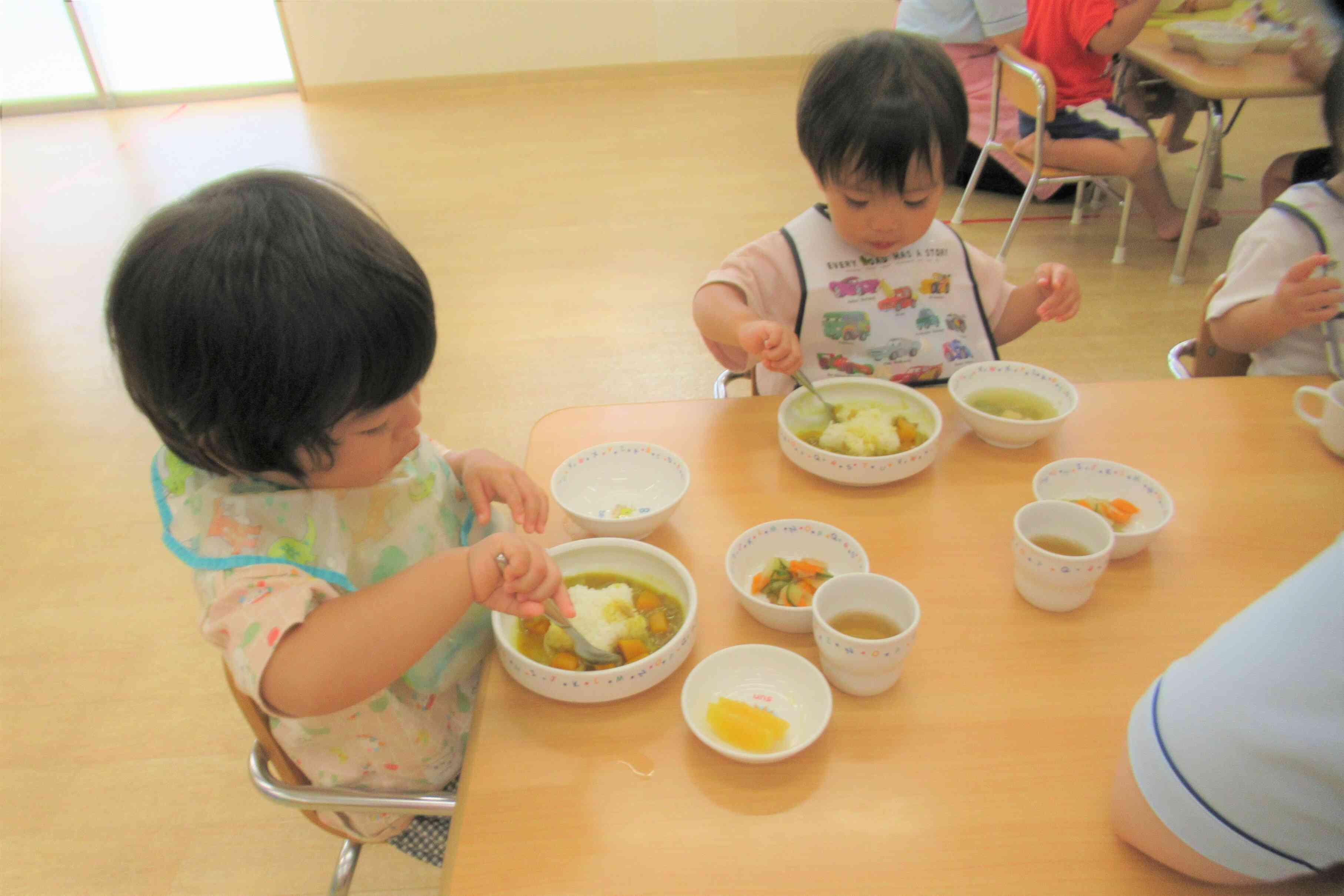 給食は、七夕カレー！