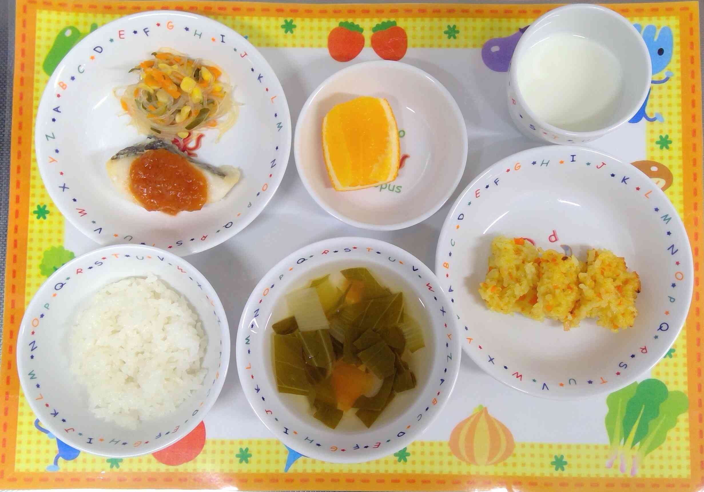 8月22日の給食とおやつ