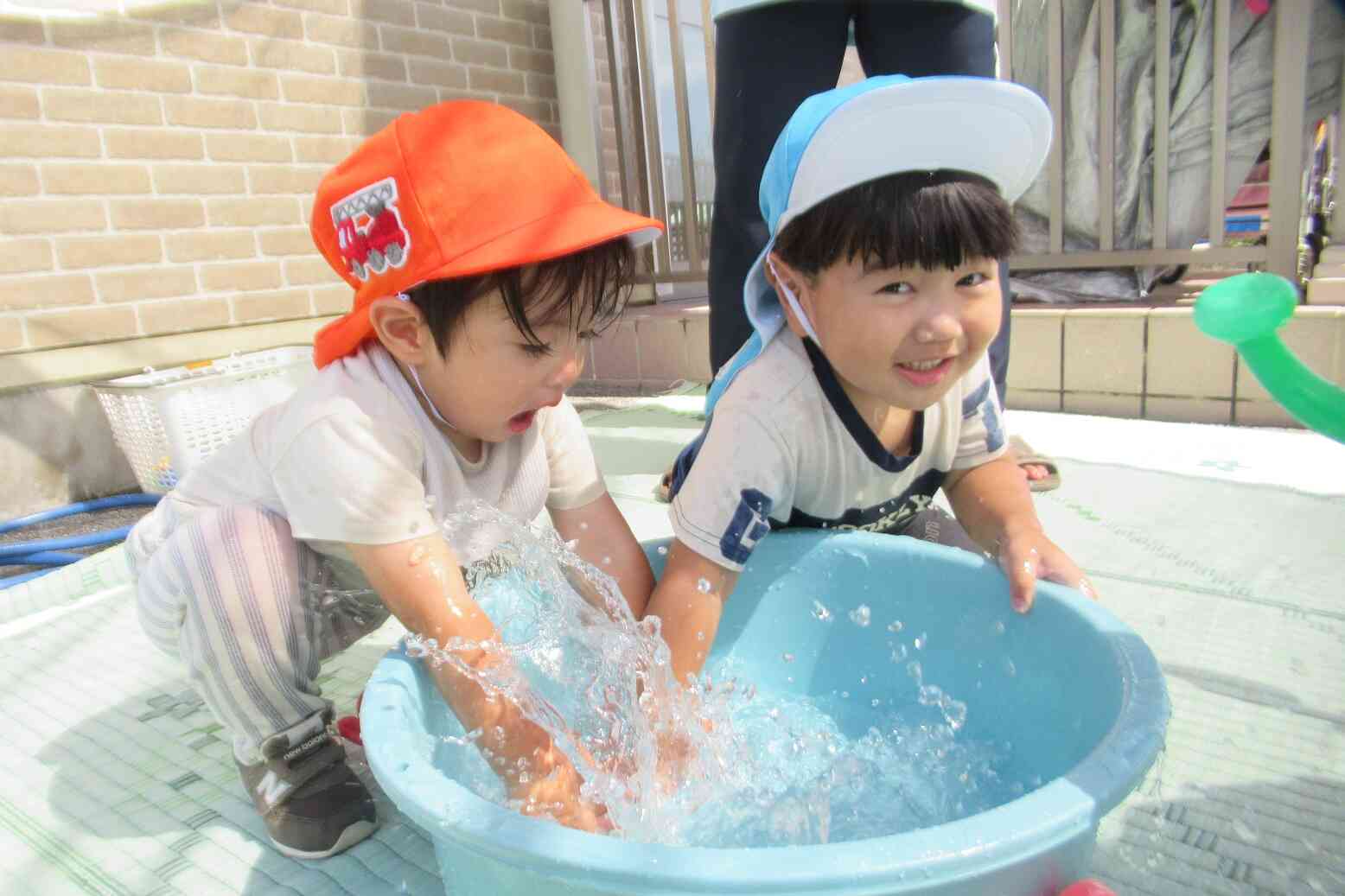 今年最後の水遊び