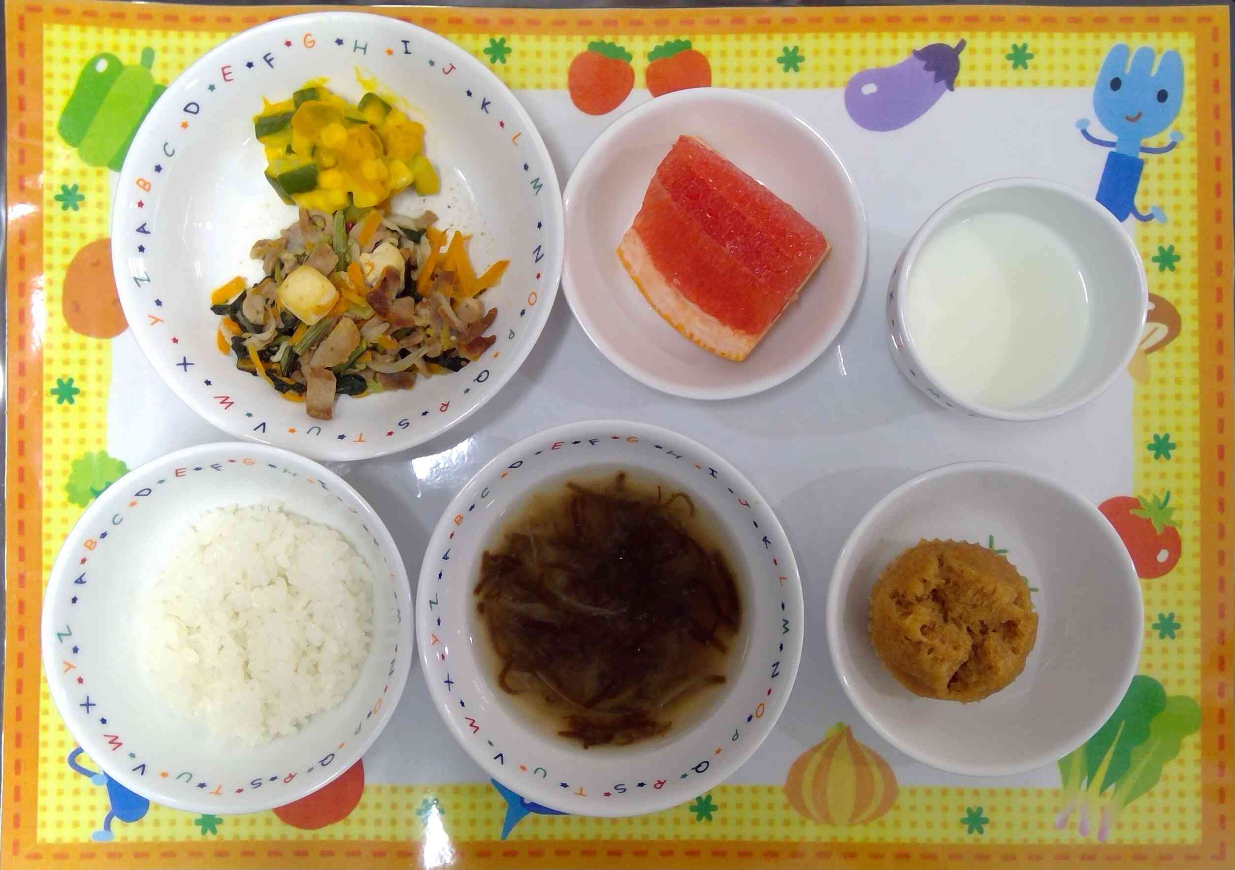 9月3日の給食とおやつ