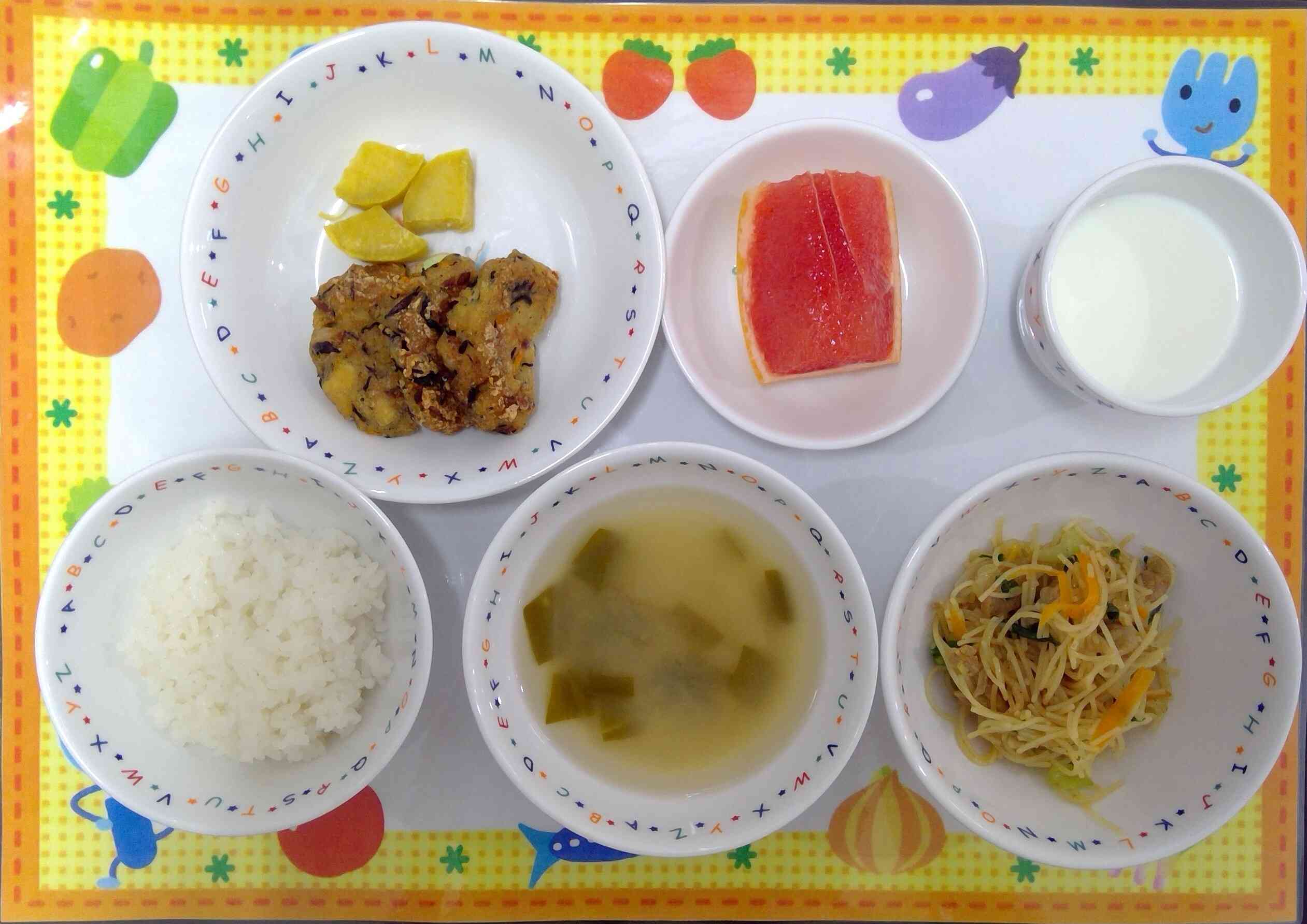 9月8日の給食とおやつ