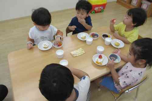 完成！ワクワク♪おいしいね！