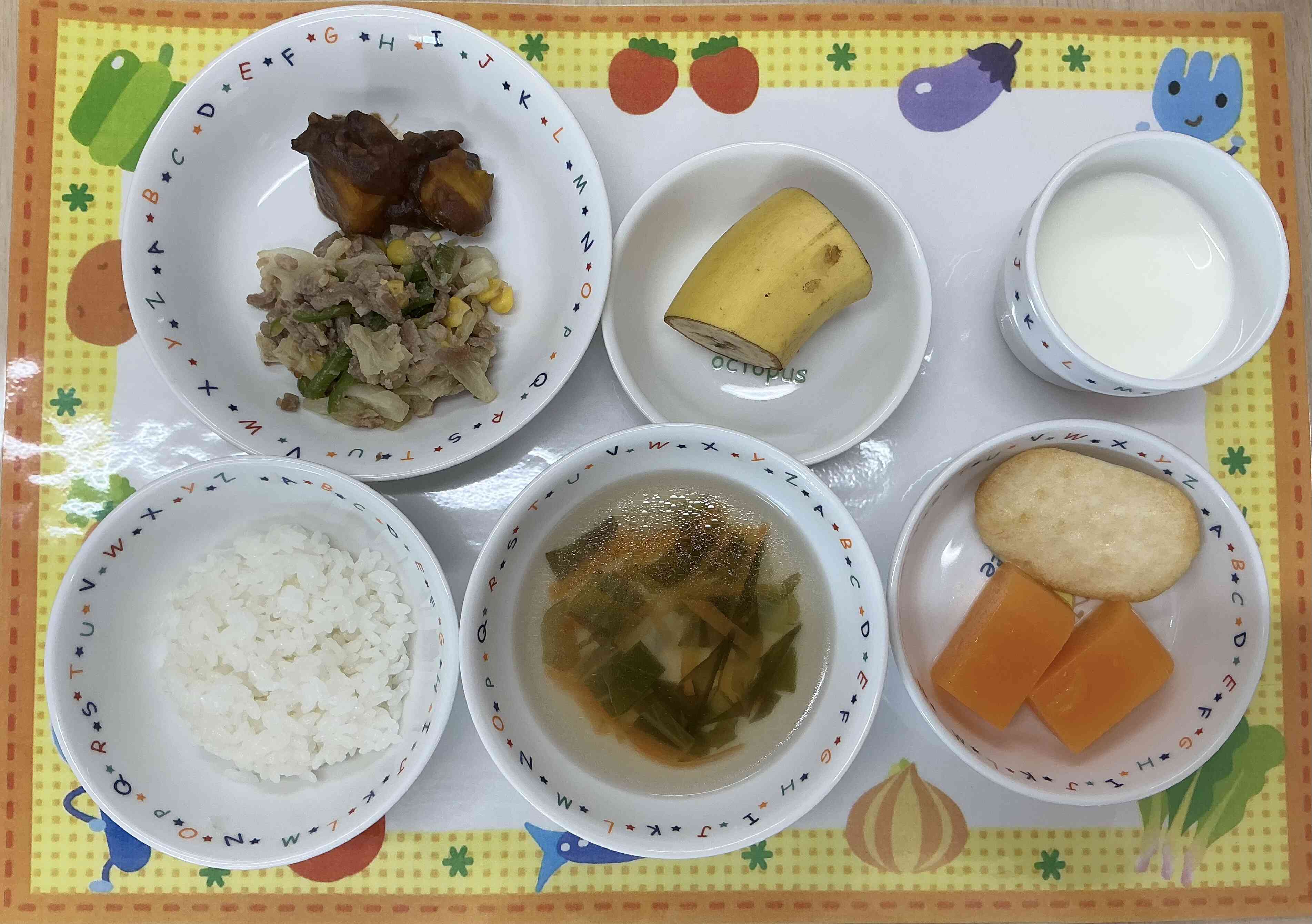 2月14日の給食とおやつ