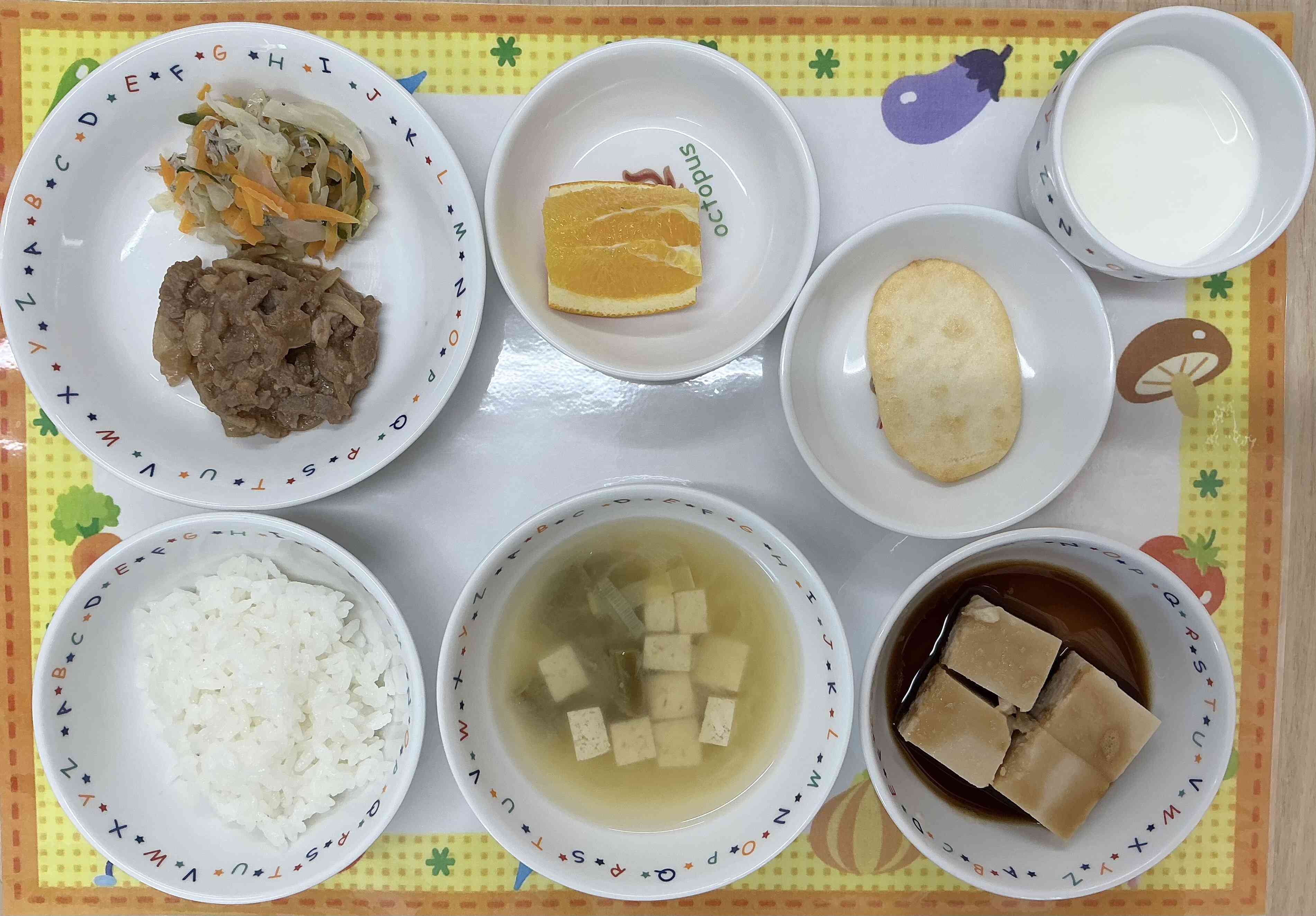 7月14日の給食とおやつ