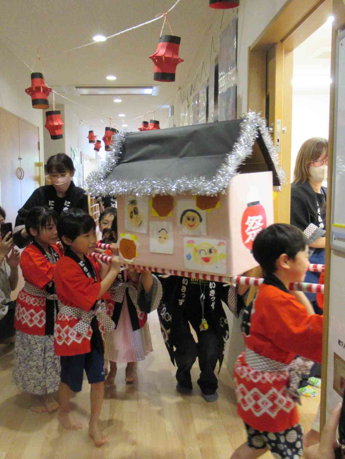 わっしょい、わっしょい、