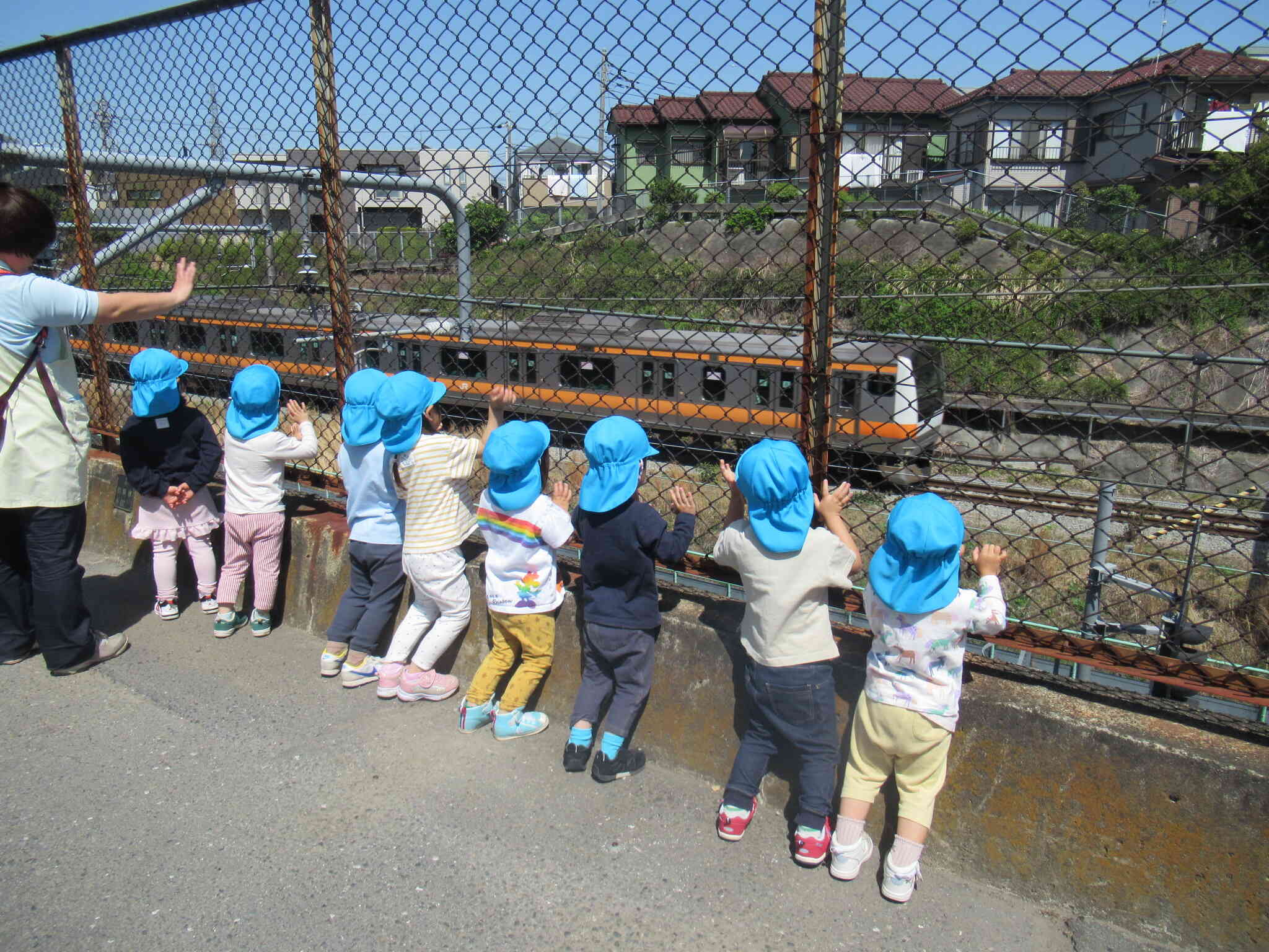 散歩に行ったよ