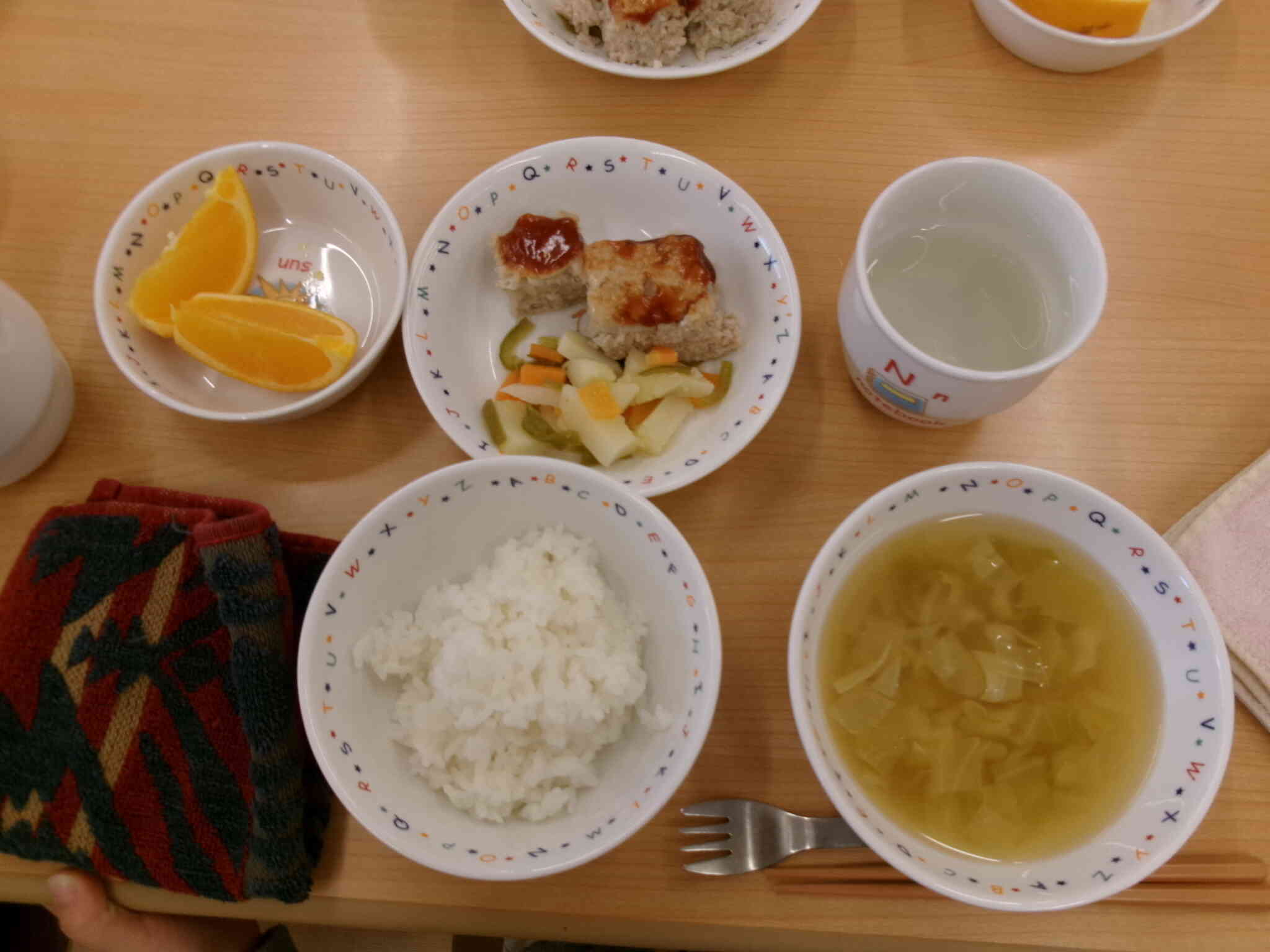 誕生日会のメニュー